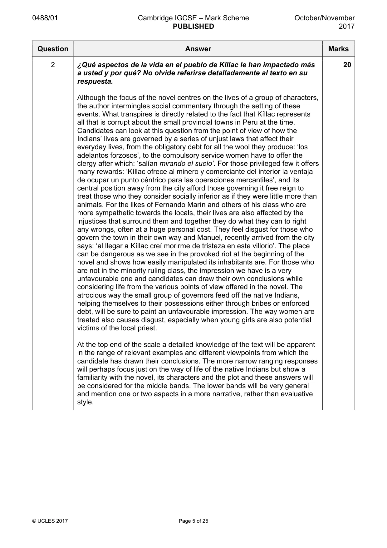 Mark scheme, page 5 of 25