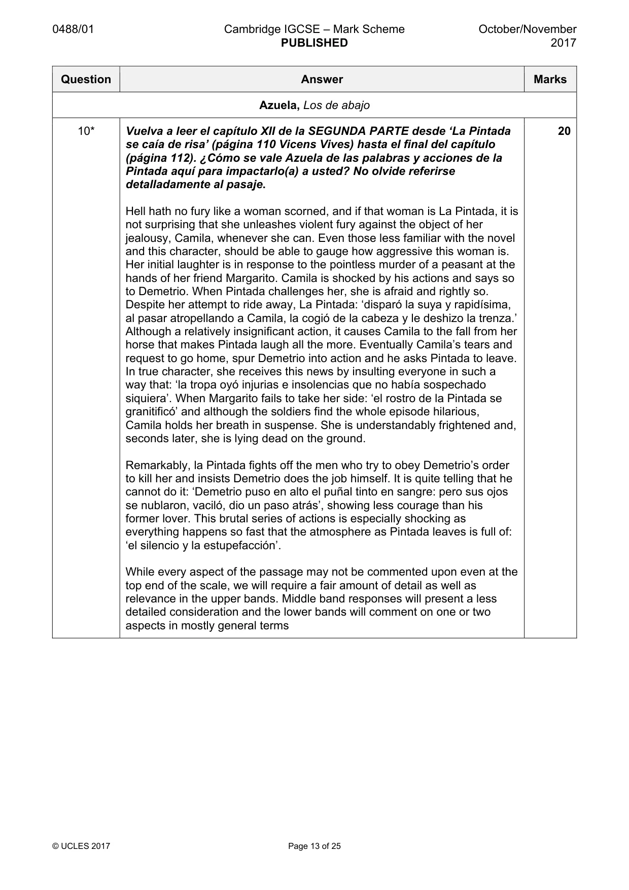 Mark scheme, page 13 of 25