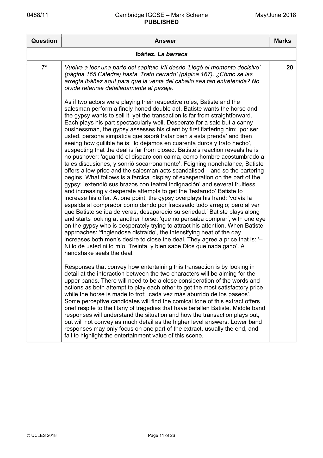 Mark scheme, page 11 of 26