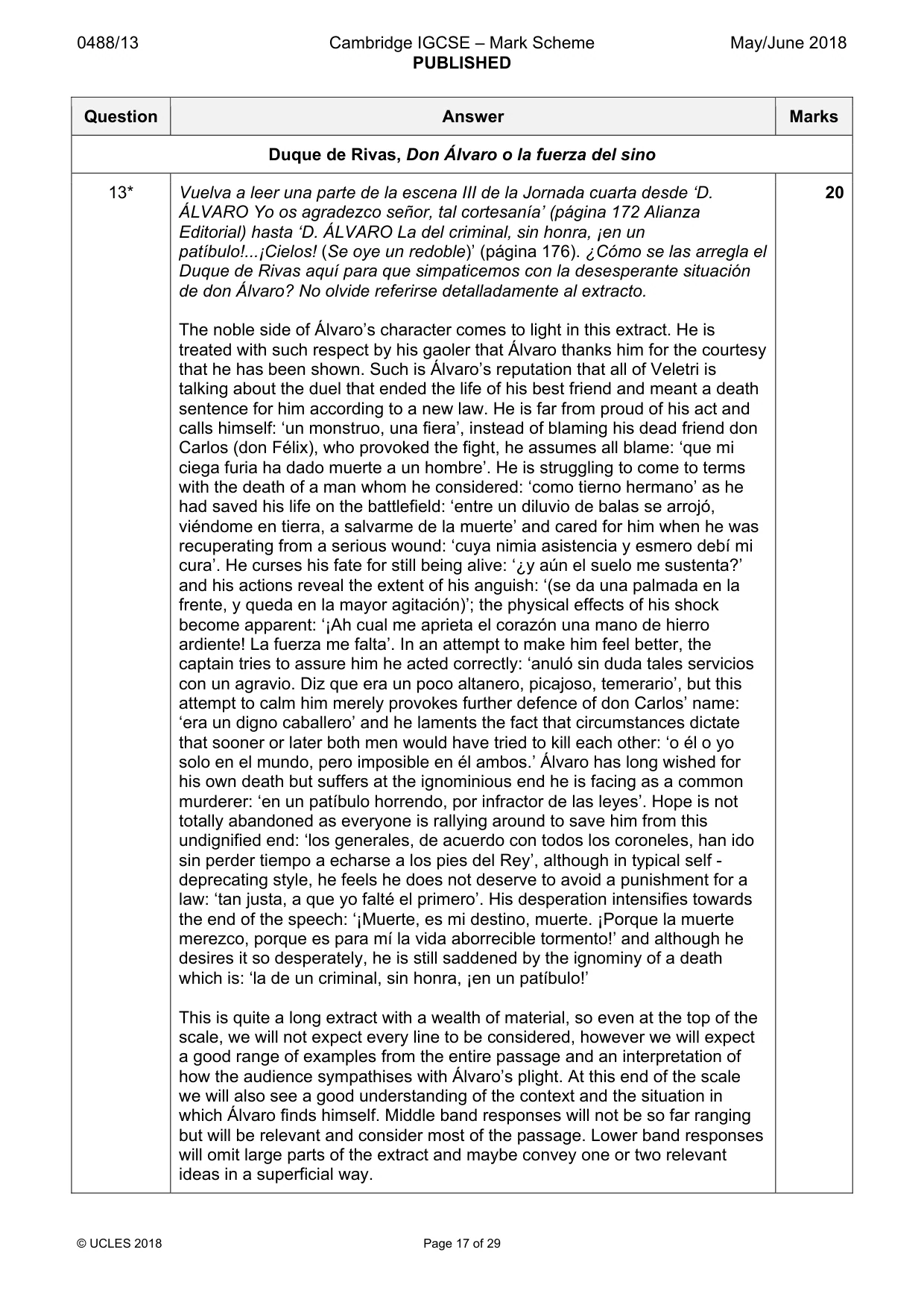 Mark scheme, page 17 of 29