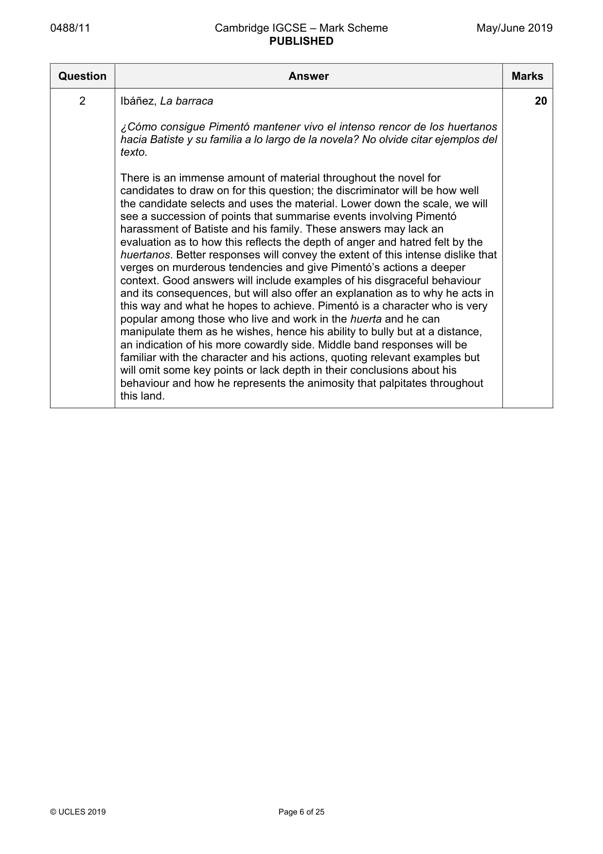 Mark scheme, page 6 of 25