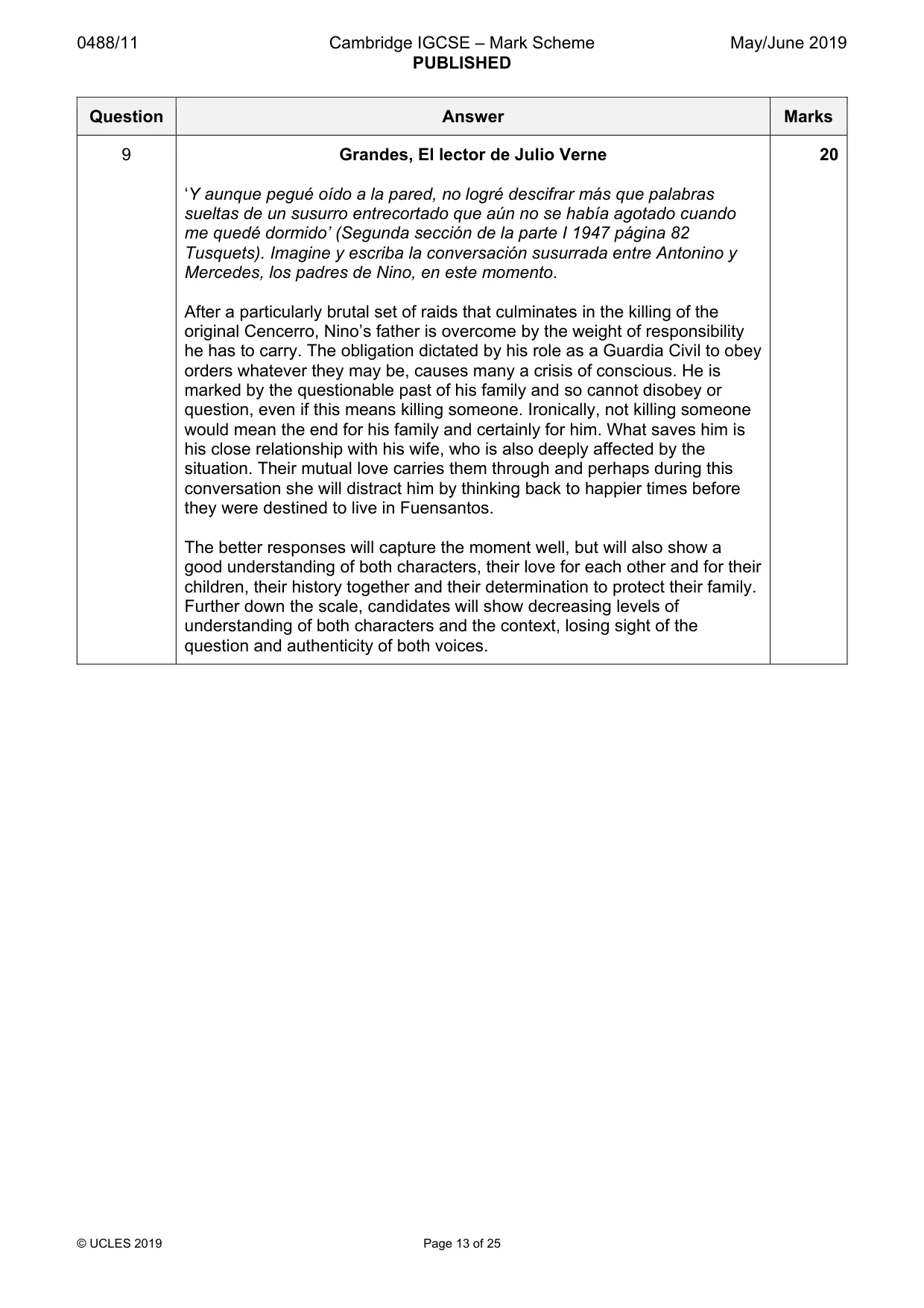 Mark scheme, page 13 of 25
