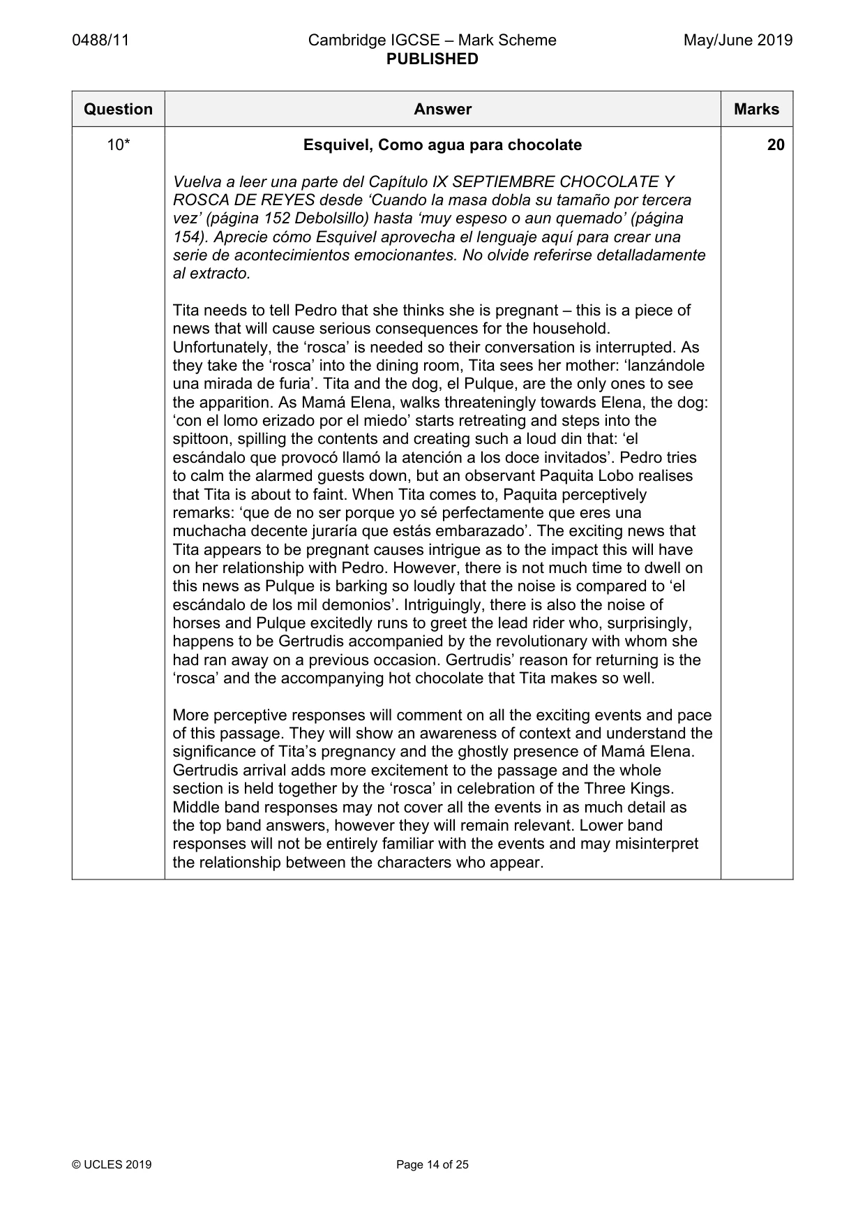 Mark scheme, page 14 of 25