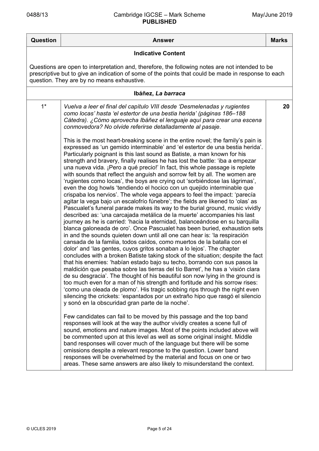 Mark scheme, page 5 of 24