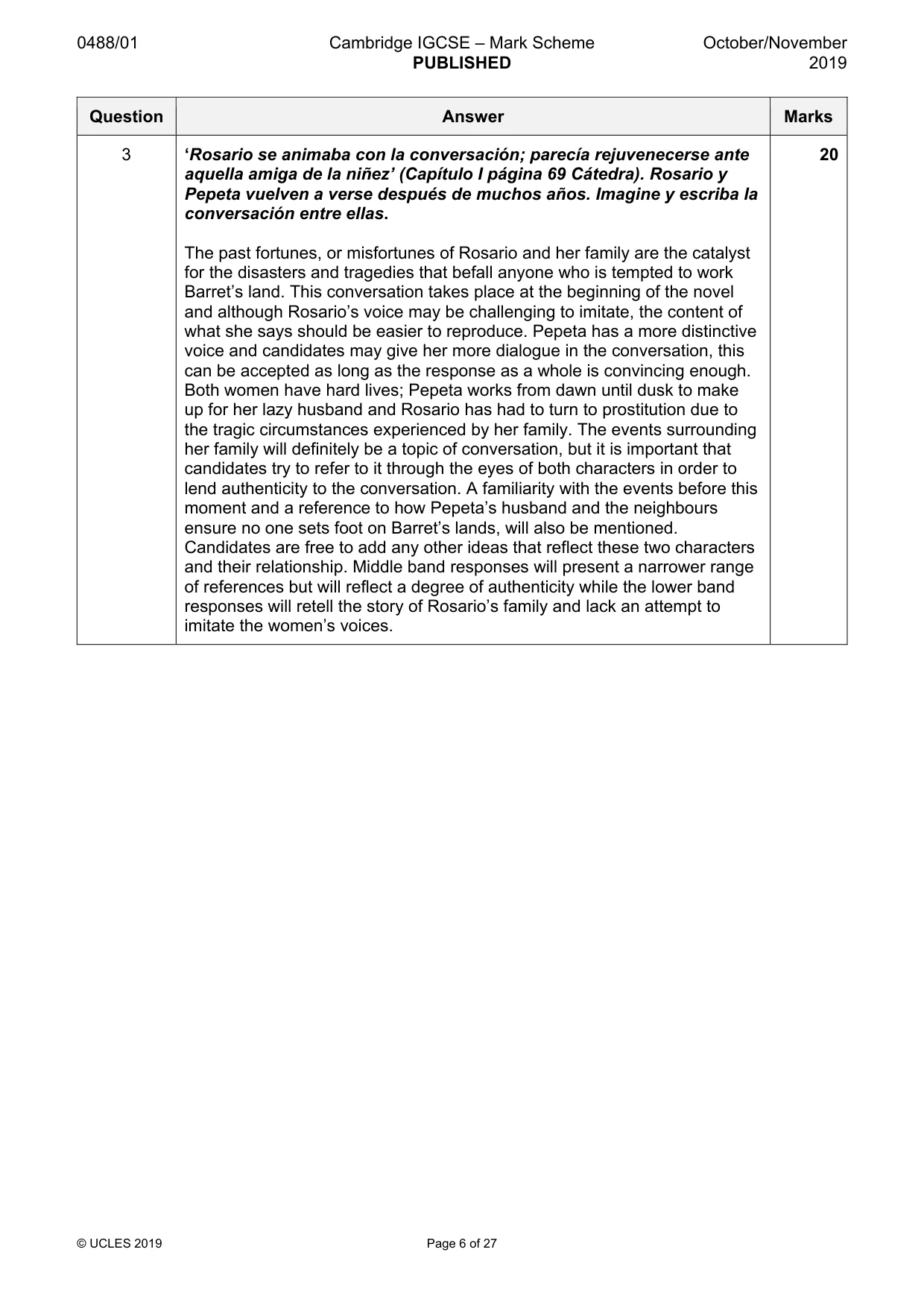 Mark scheme, page 6 of 27