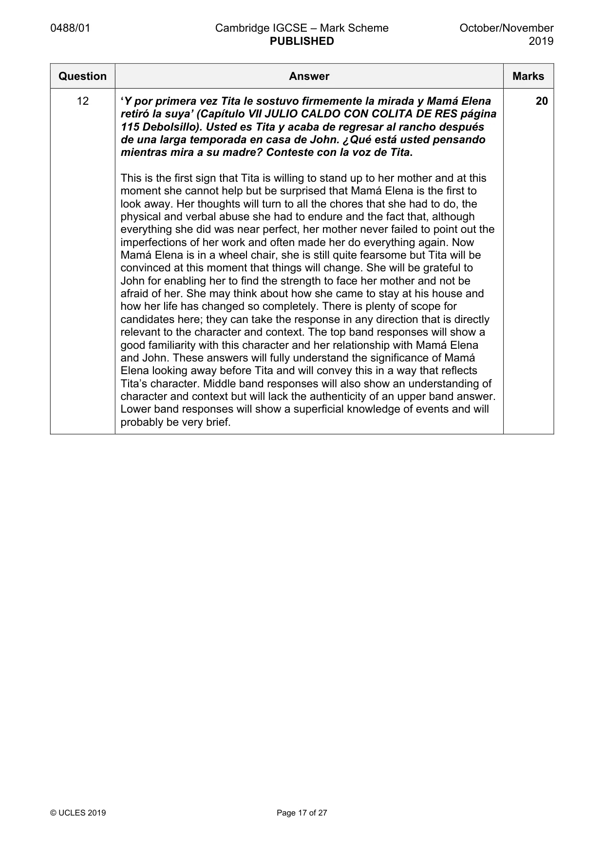 Mark scheme, page 17 of 27