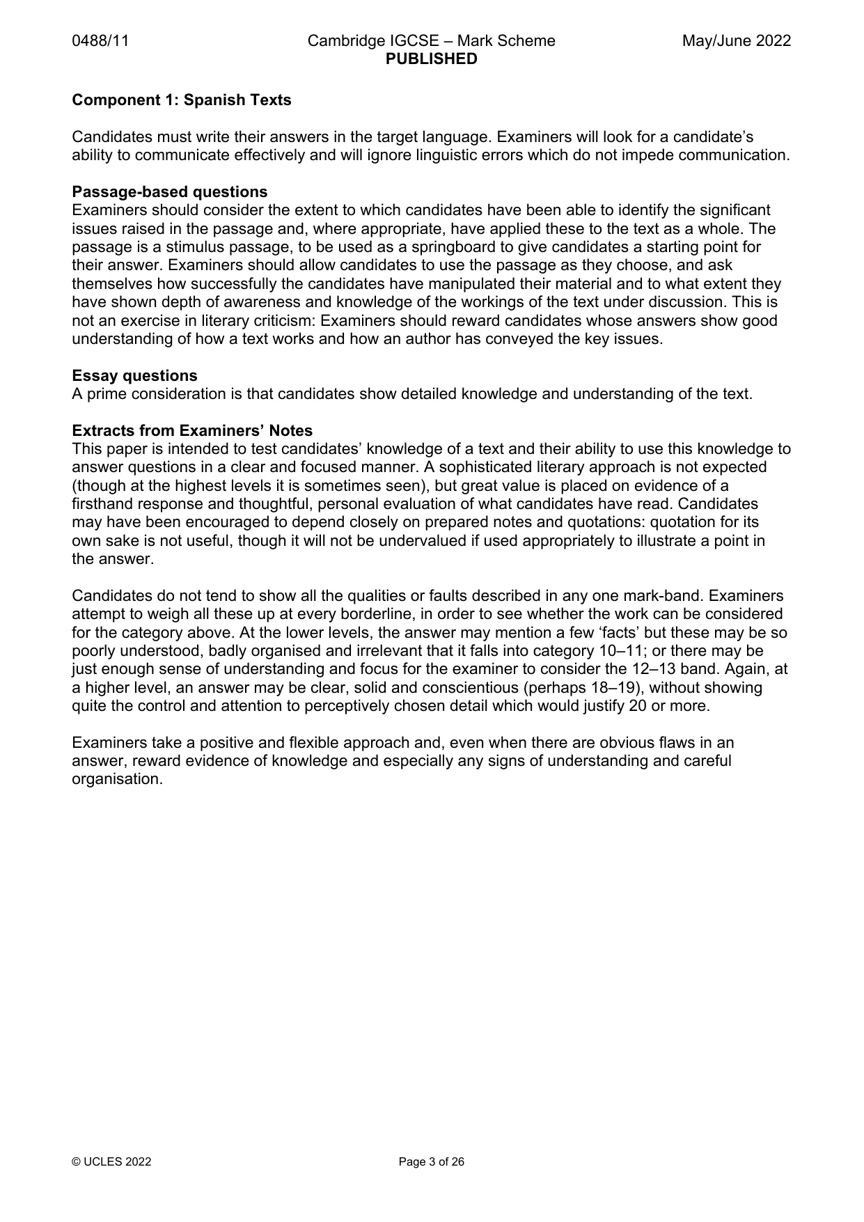 Mark scheme, page 3 of 26