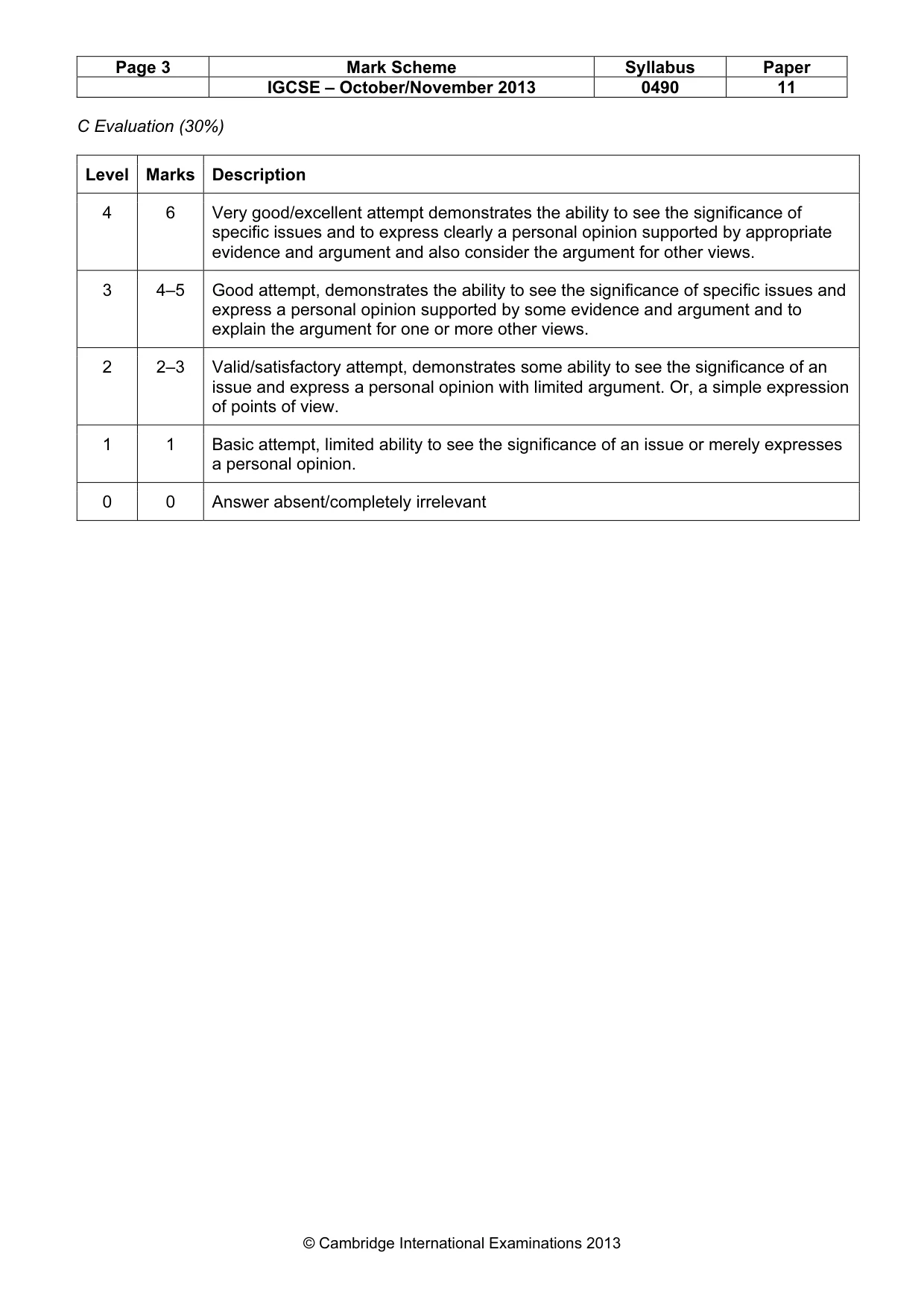 Mark scheme, page 3 of 15