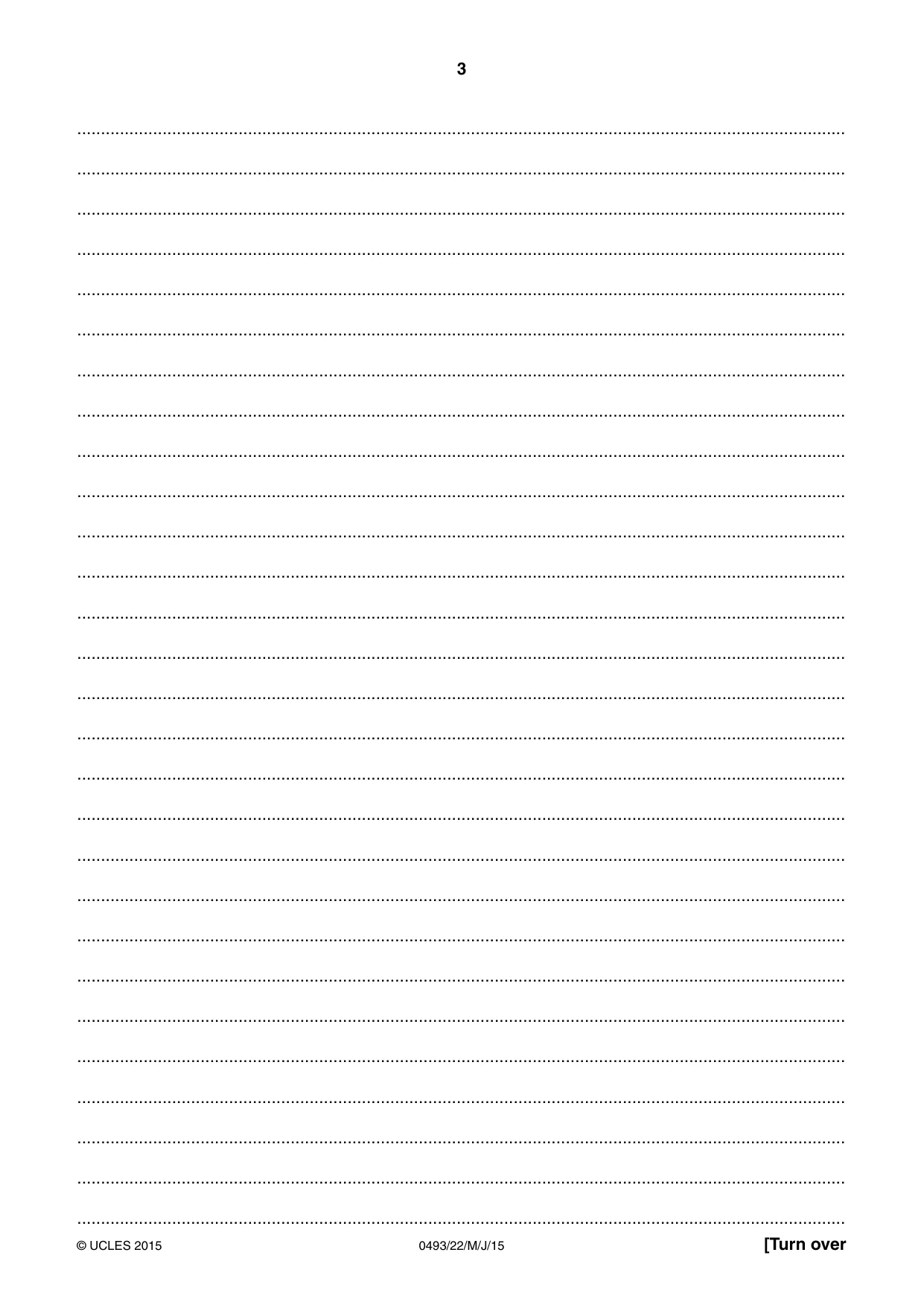 Cambridge IGCSE Islamiyat 0493 2015 May/June Paper 2 · Variant 2 question paper, page 3 of 16