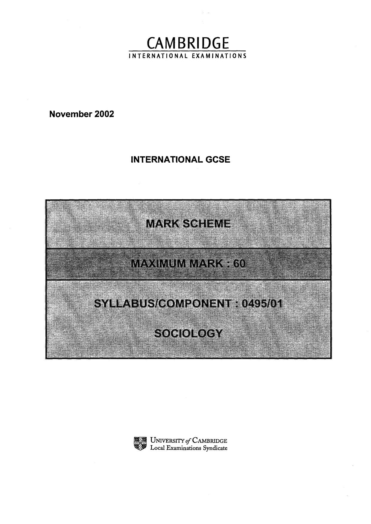 Mark scheme, page 2 of 6