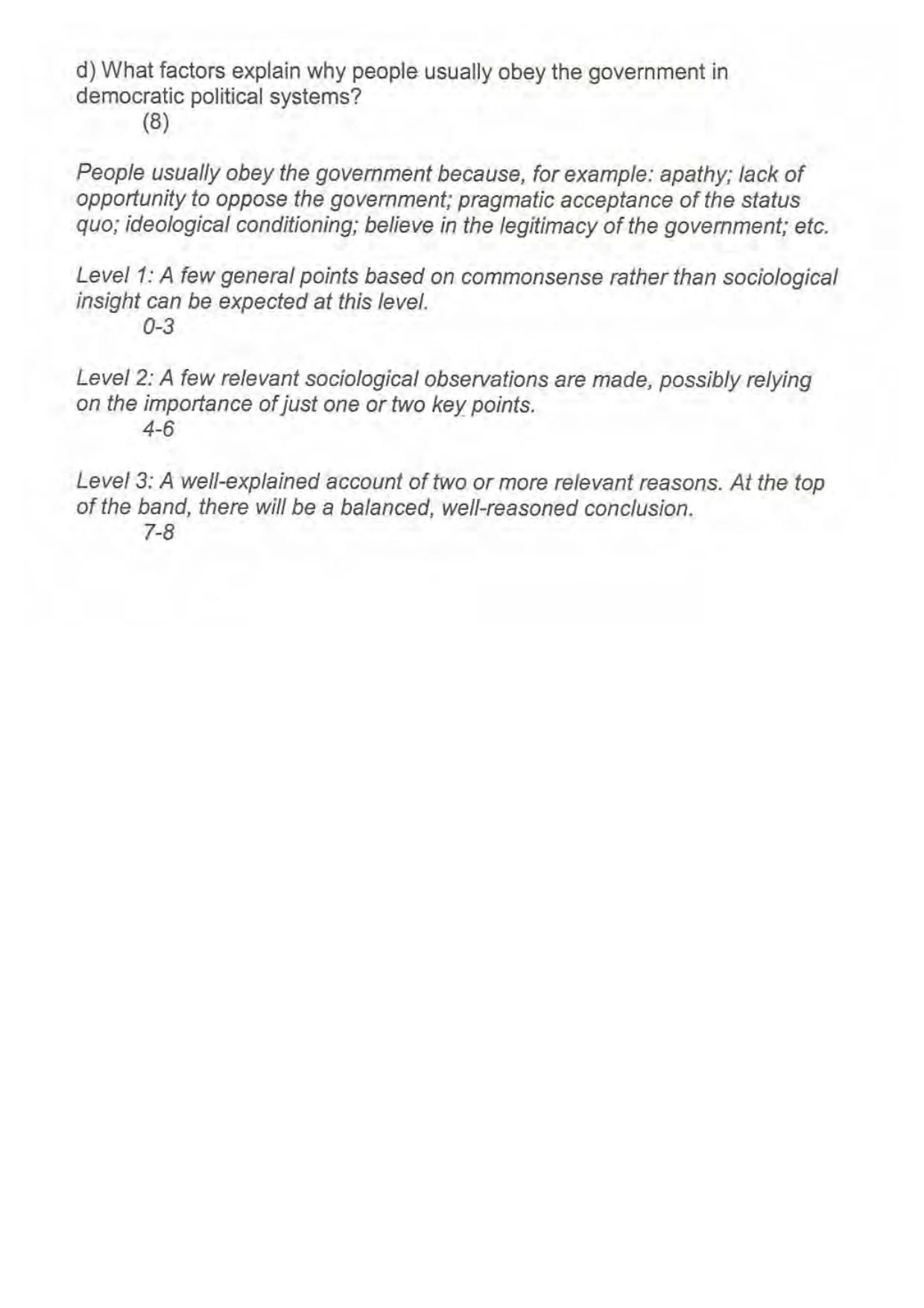 Mark scheme, page 13 of 13