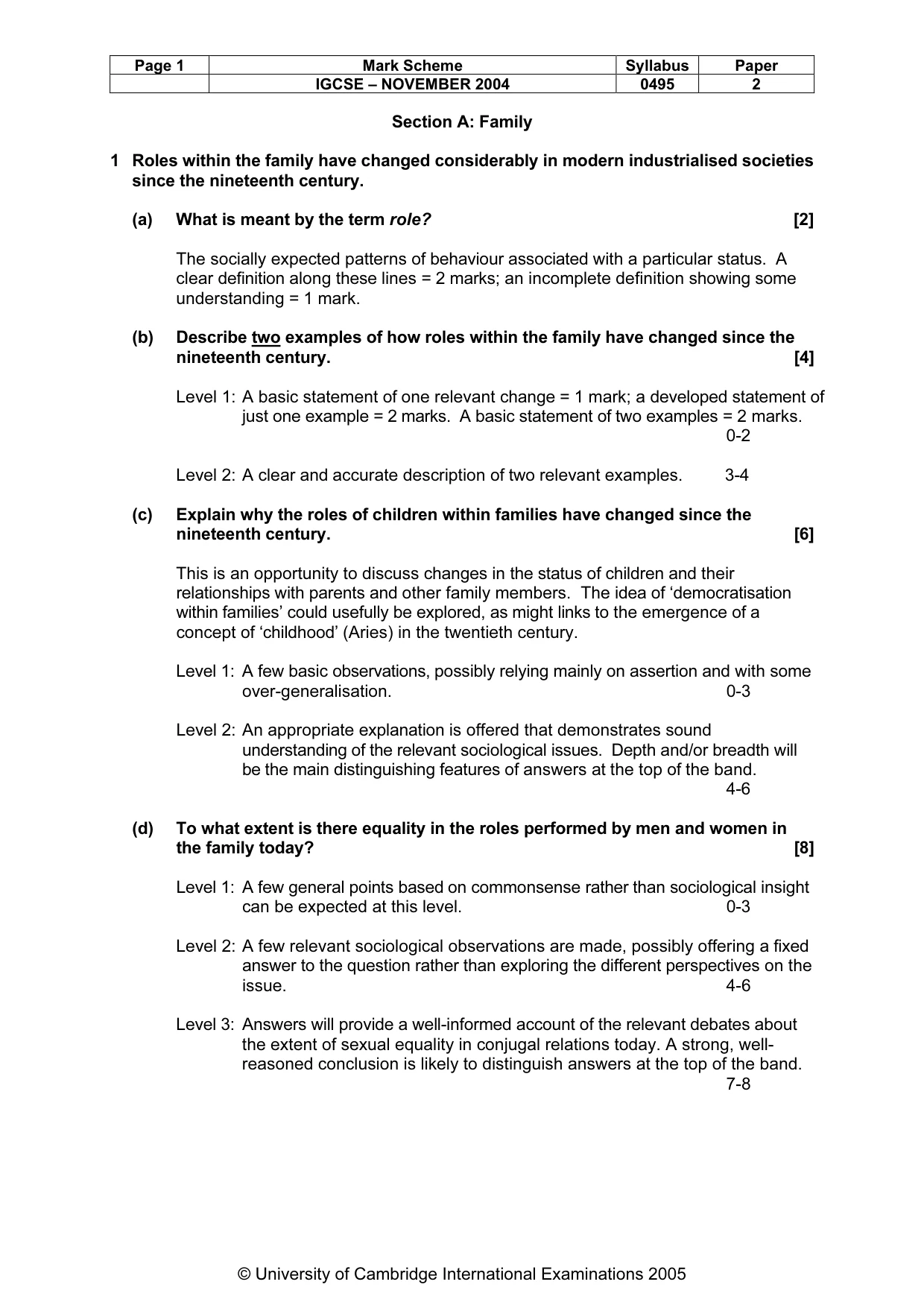 Mark scheme, page 4 of 11