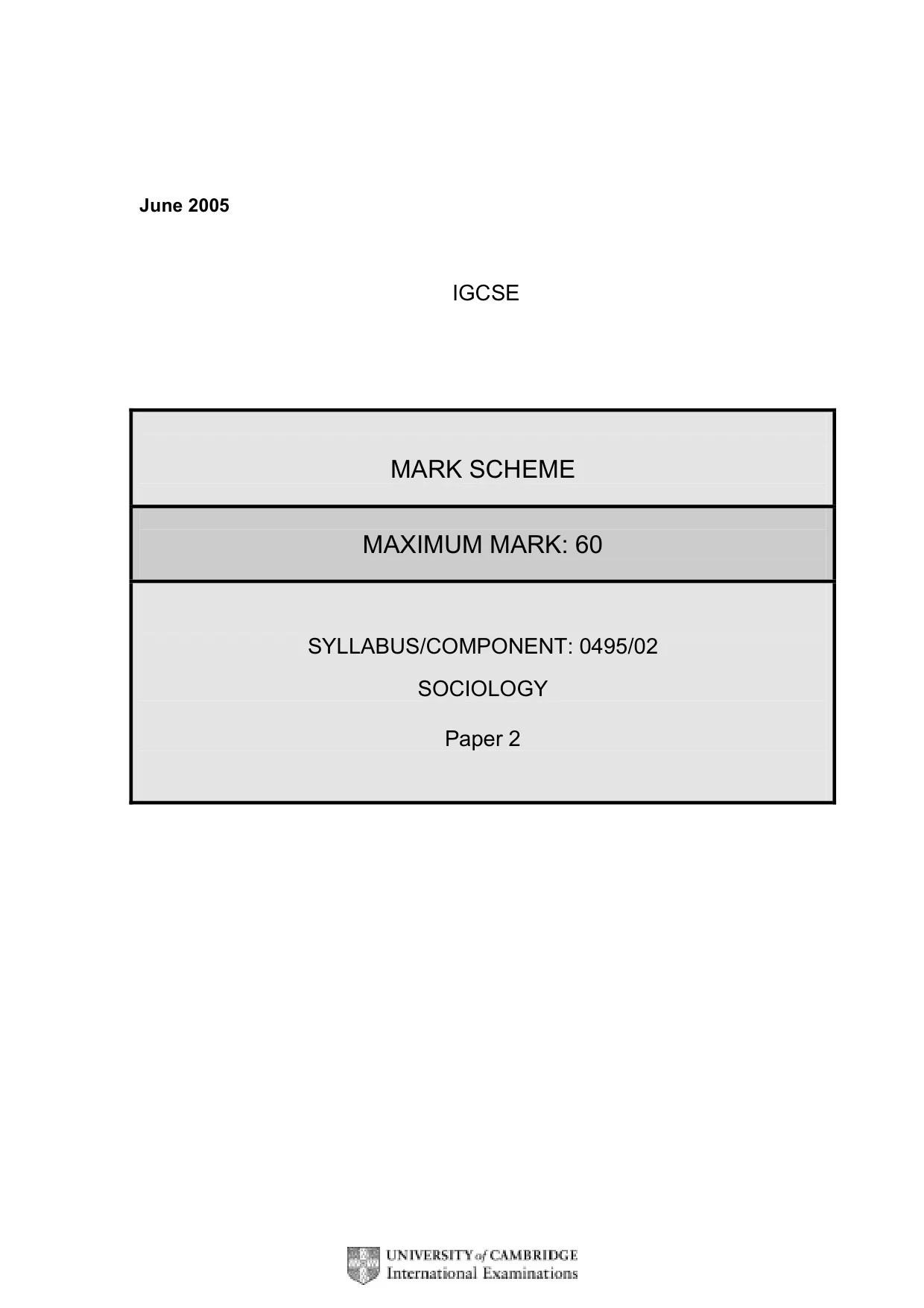 Mark scheme, page 3 of 9