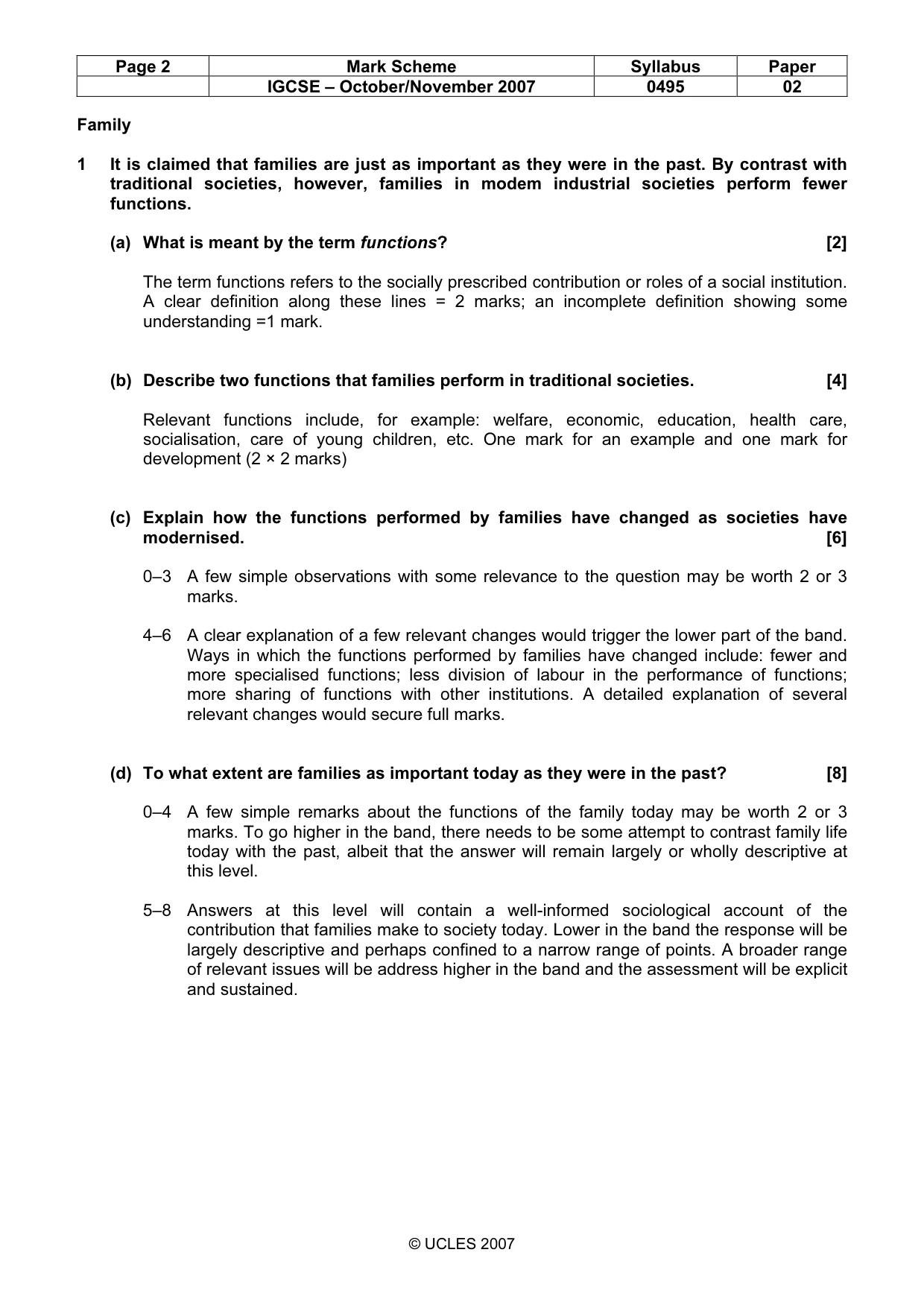 Mark scheme, page 2 of 9