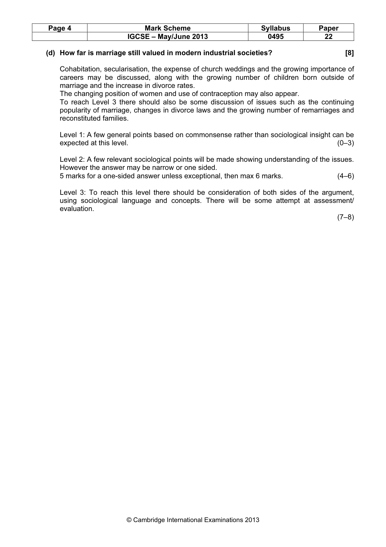 Mark scheme, page 4 of 14