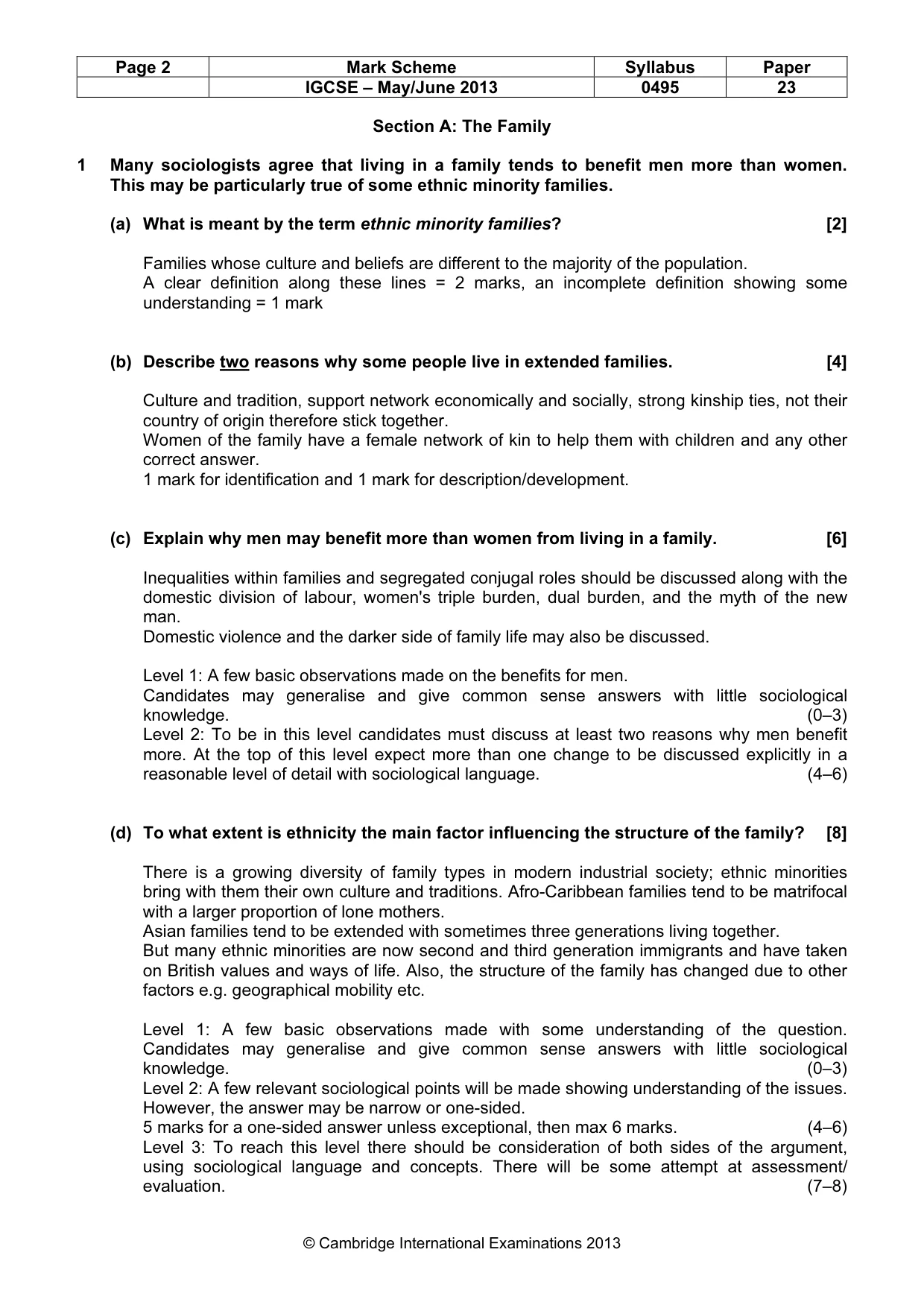 Mark scheme, page 2 of 11