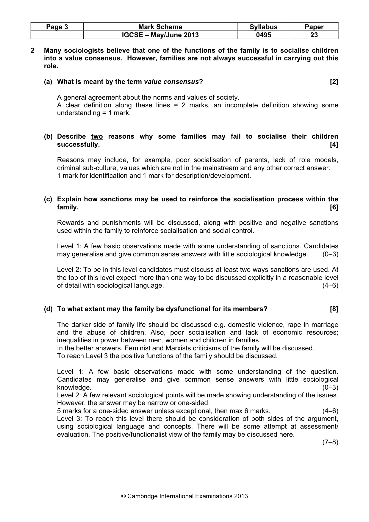 Mark scheme, page 3 of 11
