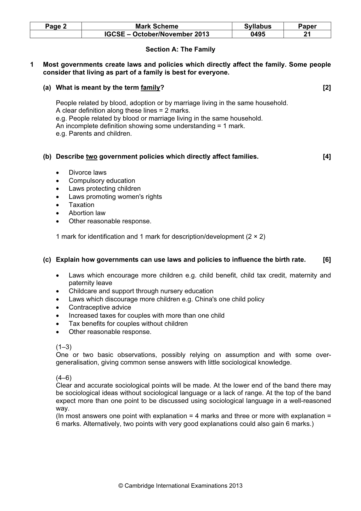 Mark scheme, page 2 of 17
