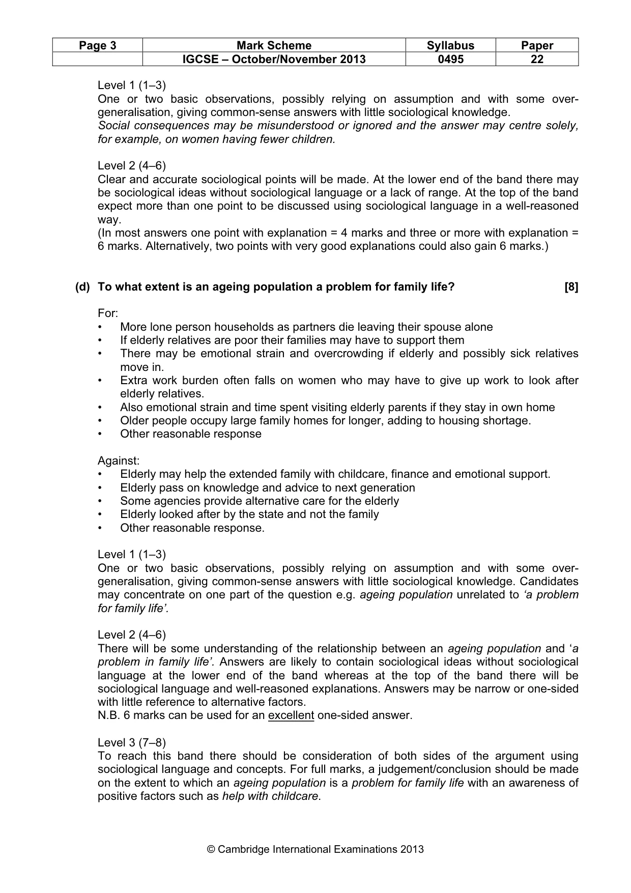 Mark scheme, page 3 of 17