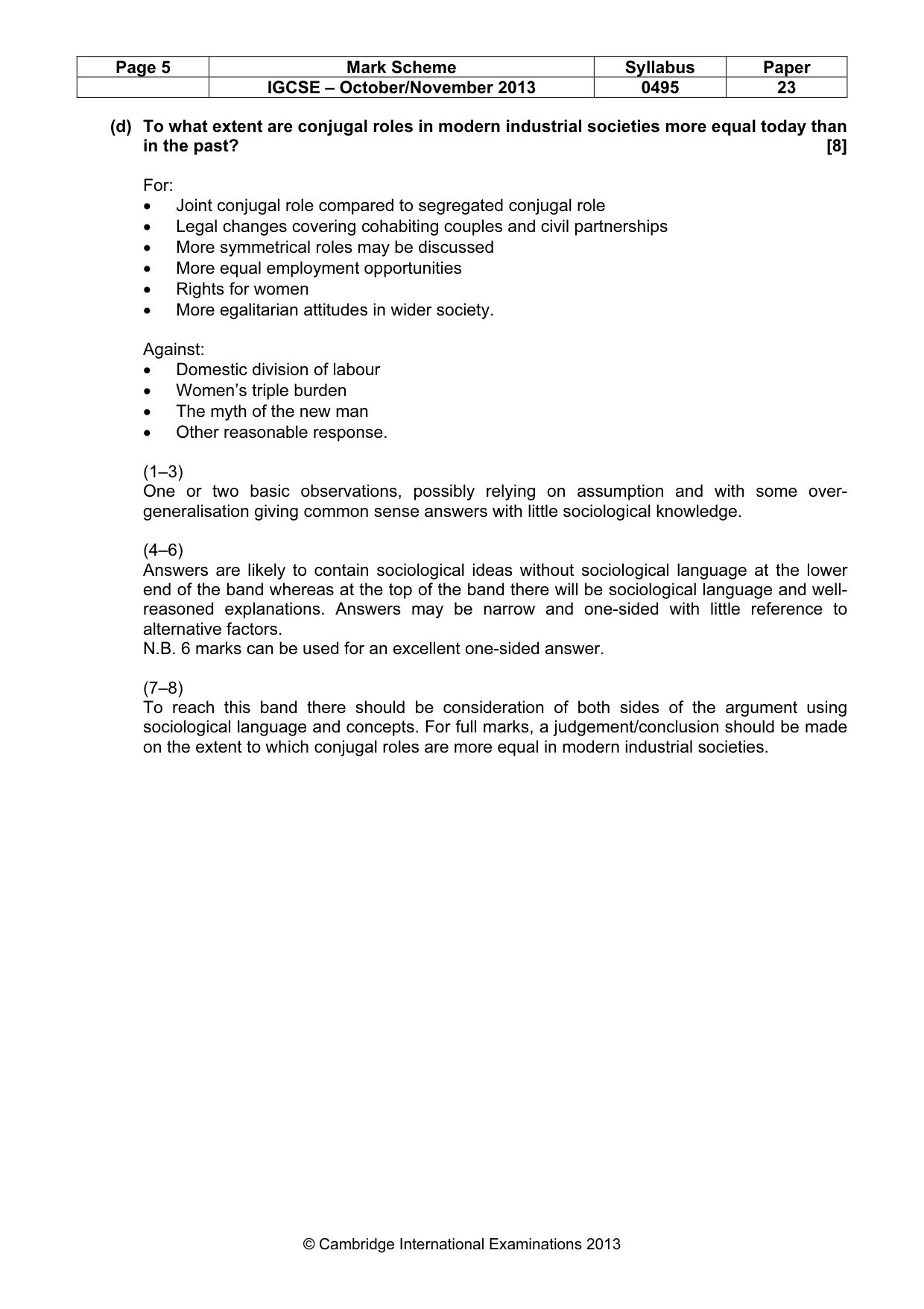 Mark scheme, page 5 of 17