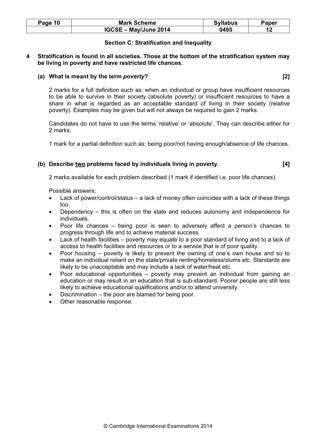 Mark scheme, page 10 of 17