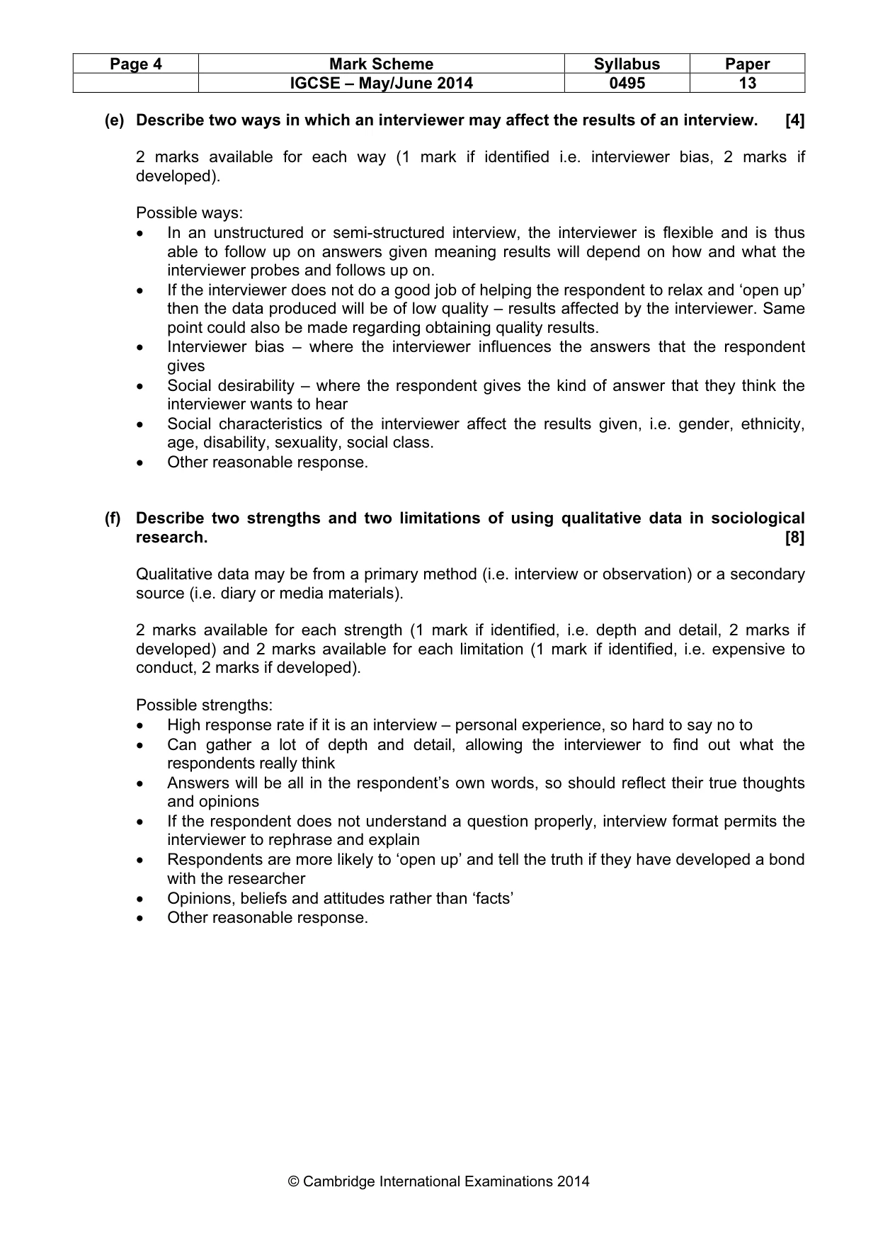 Mark scheme, page 4 of 17