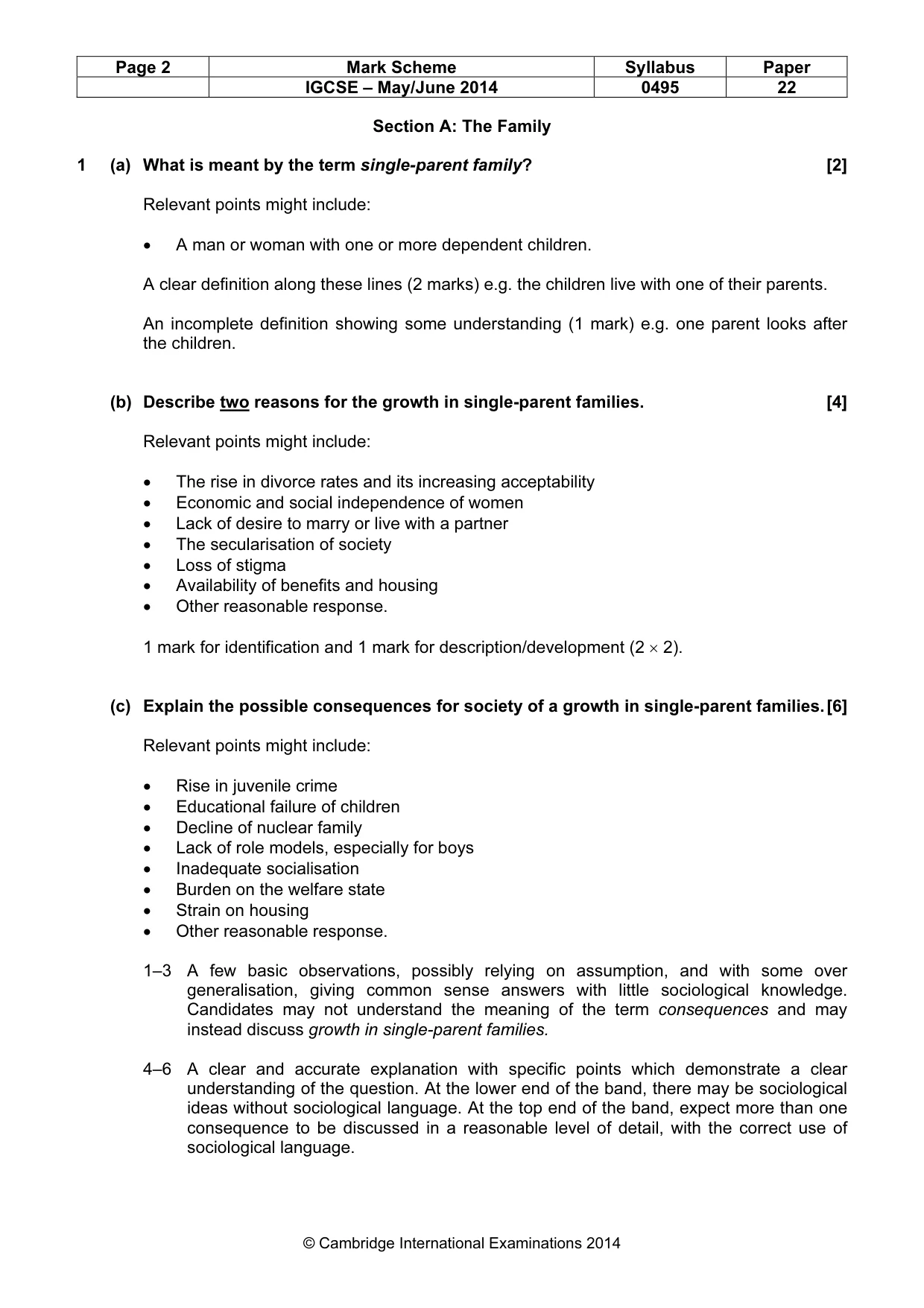 Mark scheme, page 2 of 18