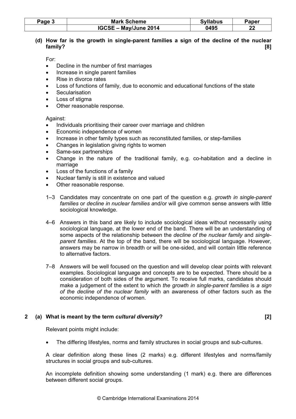 Mark scheme, page 3 of 18