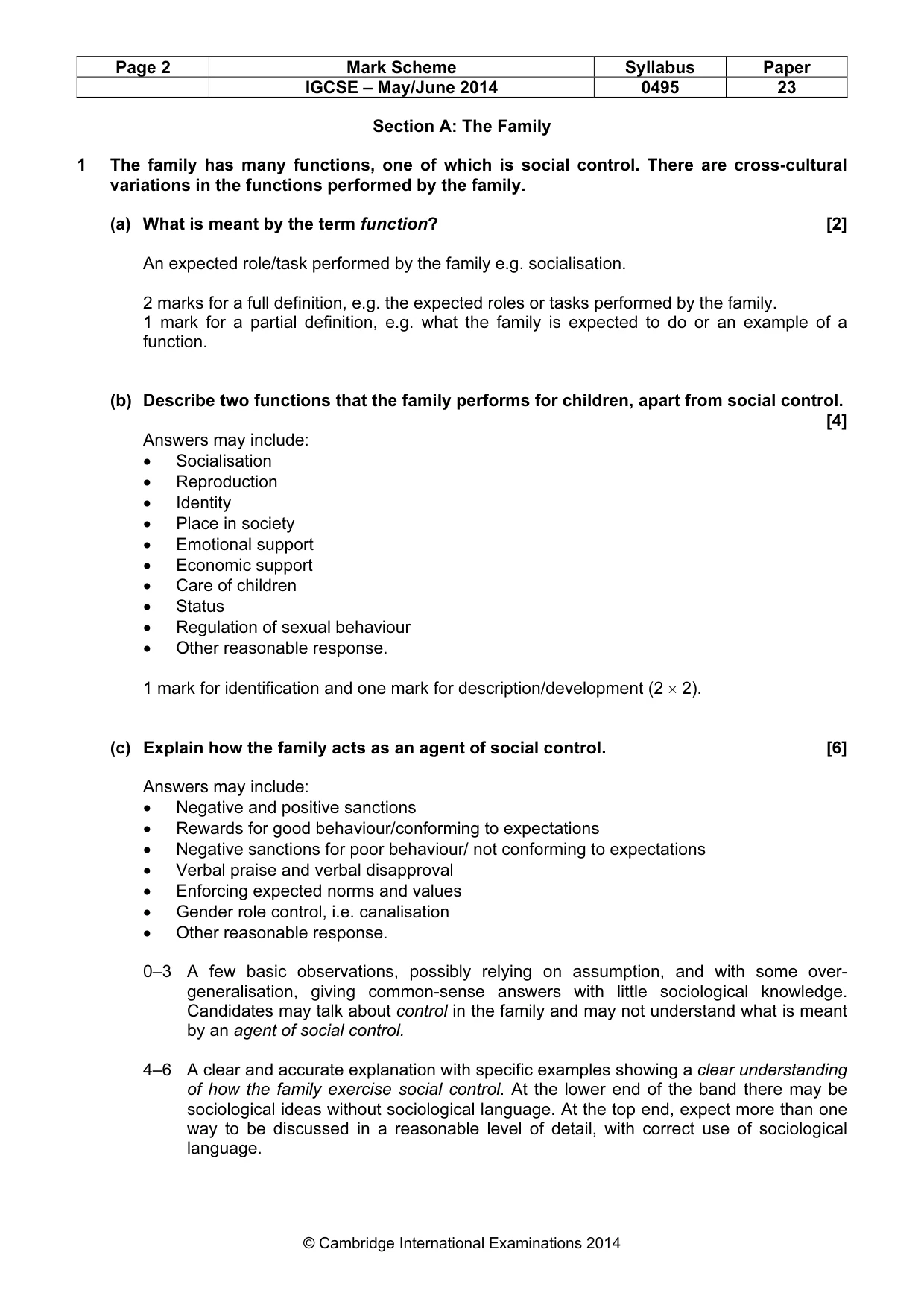 Mark scheme, page 2 of 17