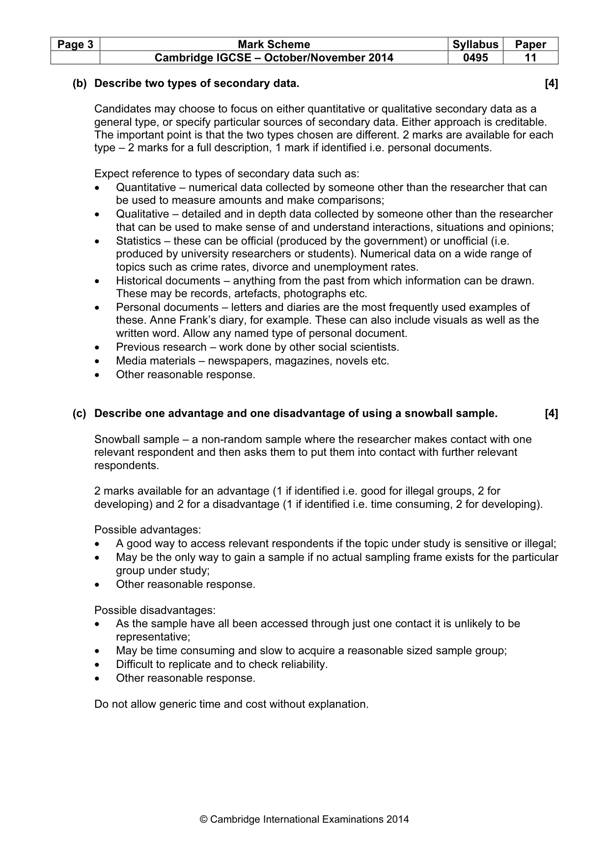 Mark scheme, page 3 of 19