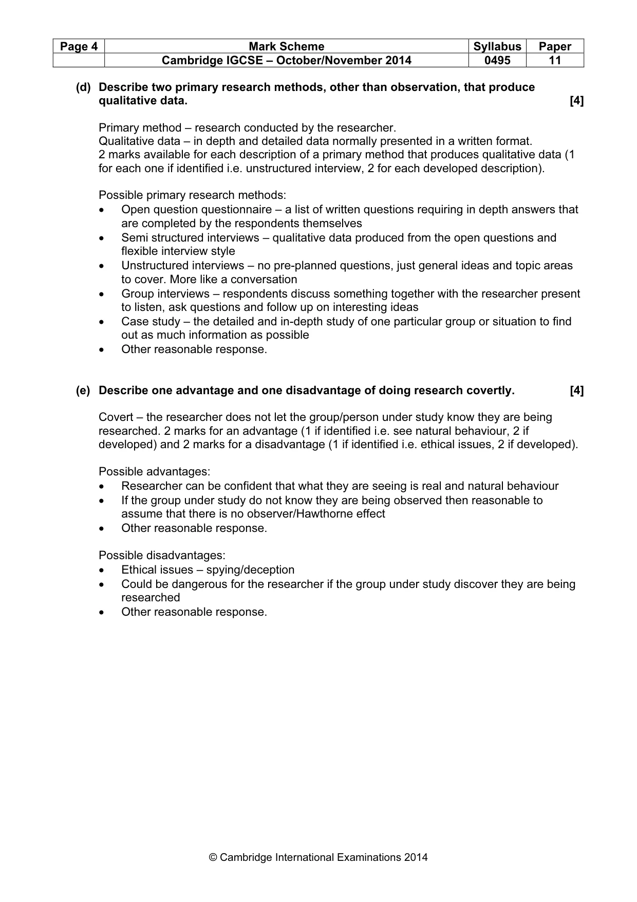Mark scheme, page 4 of 19