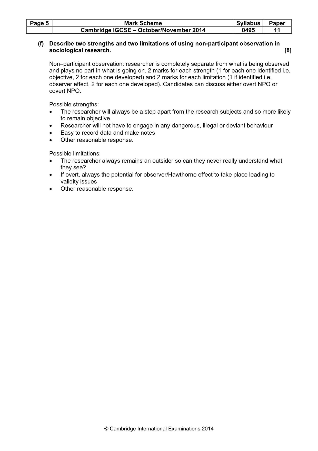 Mark scheme, page 5 of 19