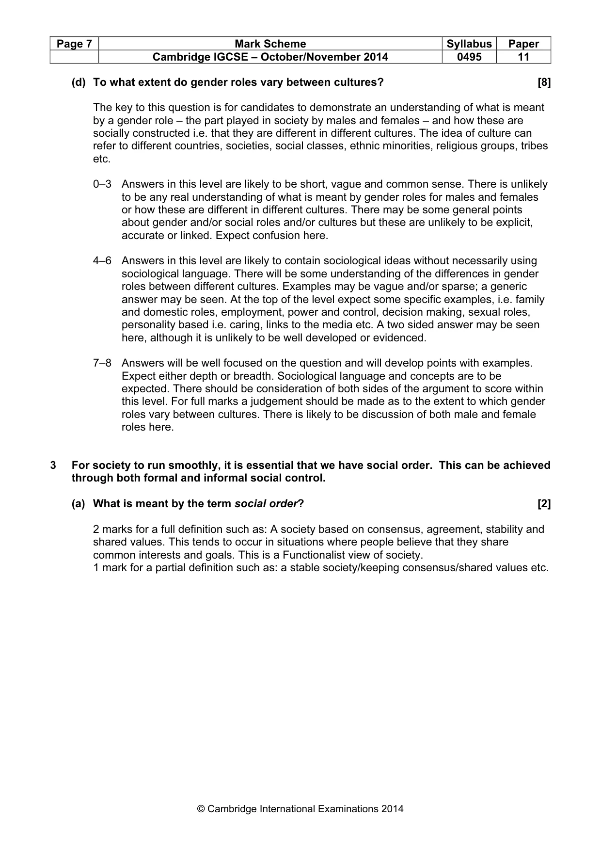 Mark scheme, page 7 of 19