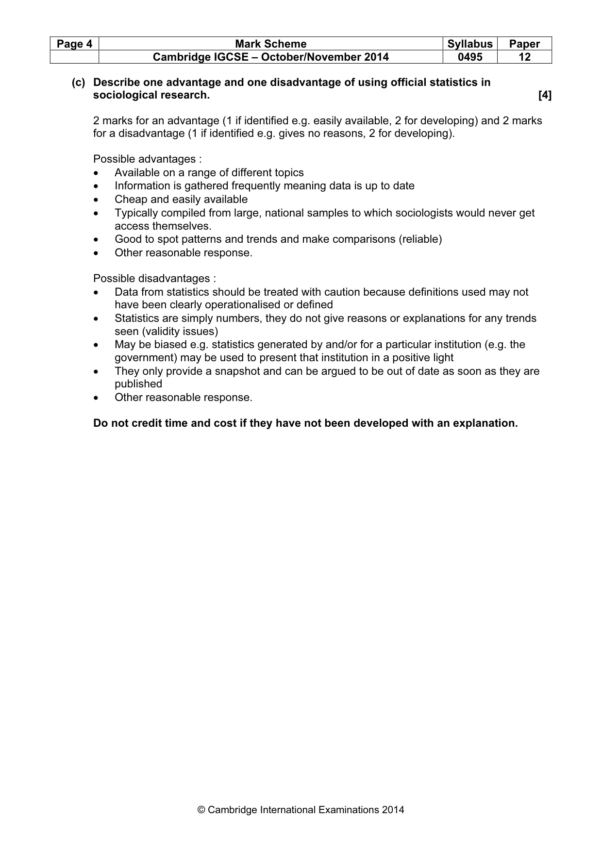 Mark scheme, page 4 of 23