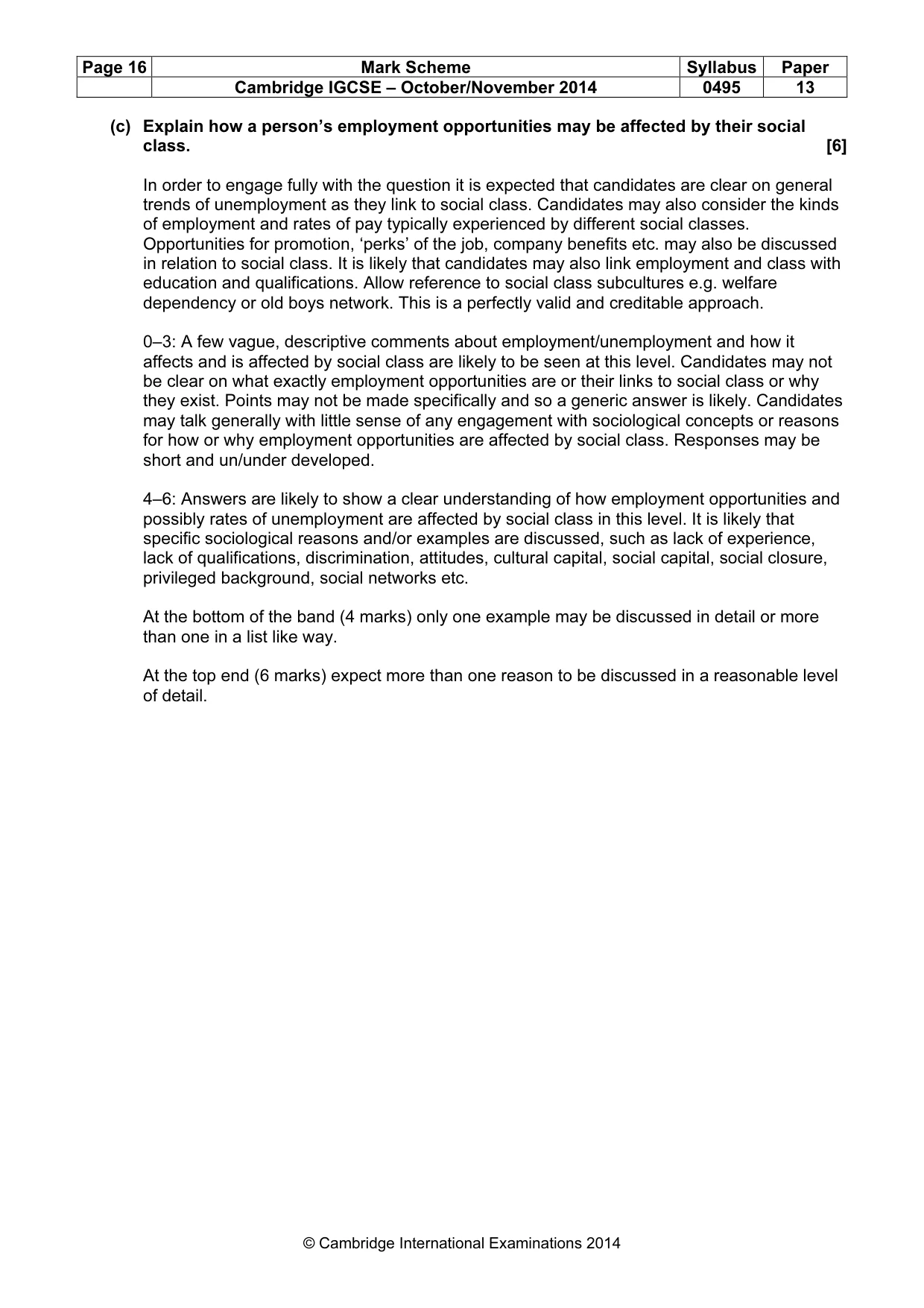 Mark scheme, page 16 of 23