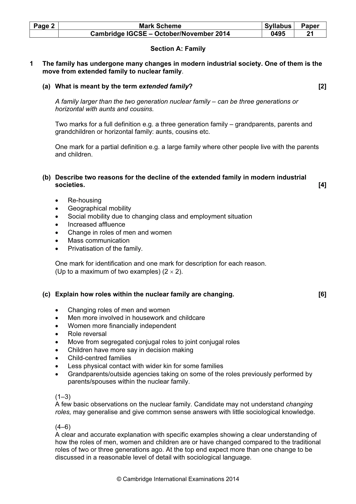 Mark scheme, page 2 of 17