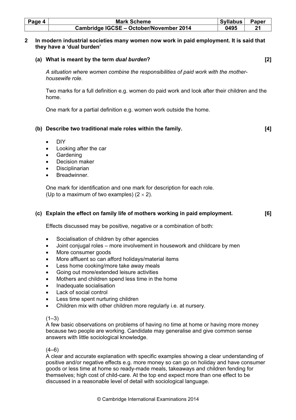 Mark scheme, page 4 of 17