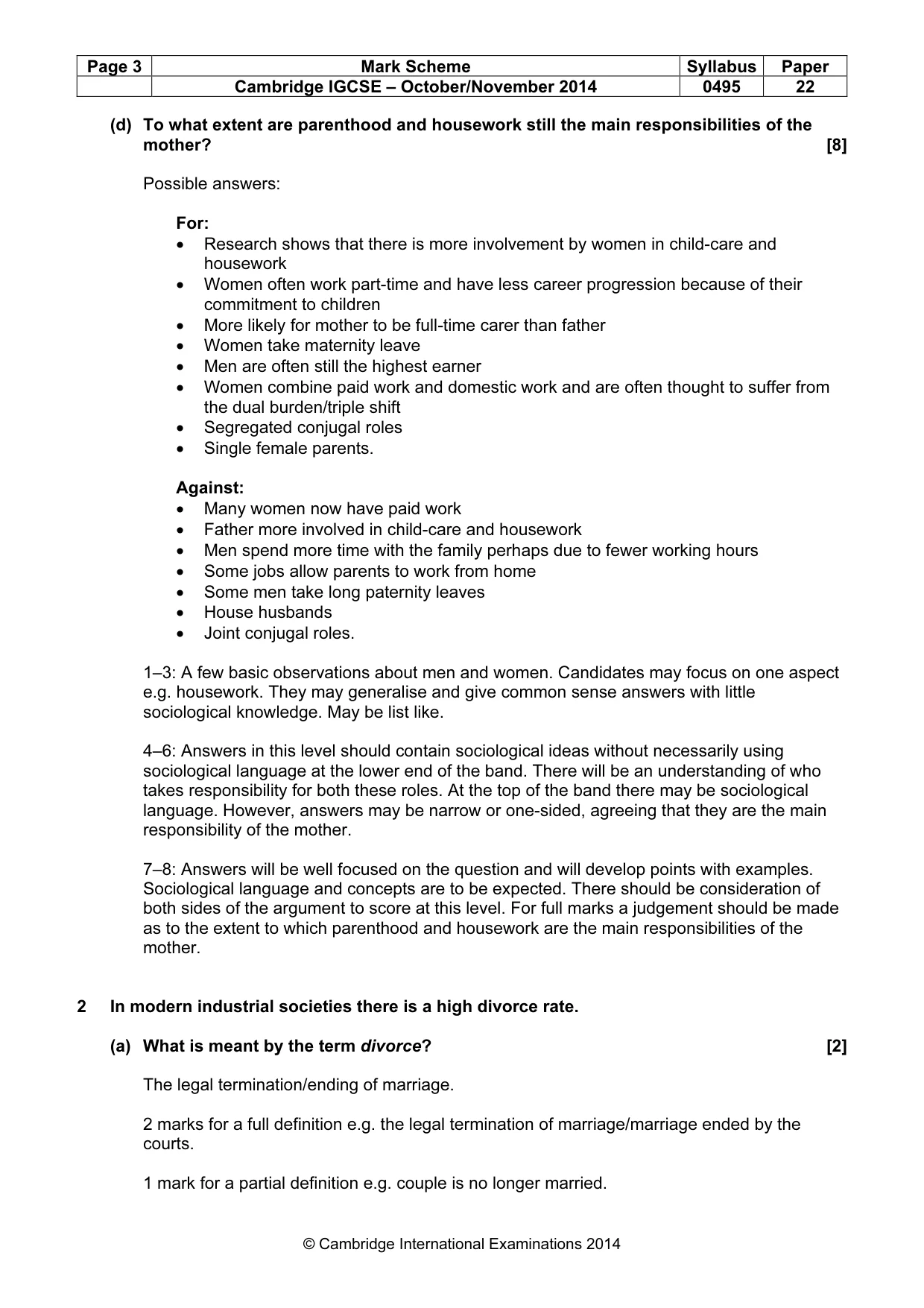 Mark scheme, page 3 of 20