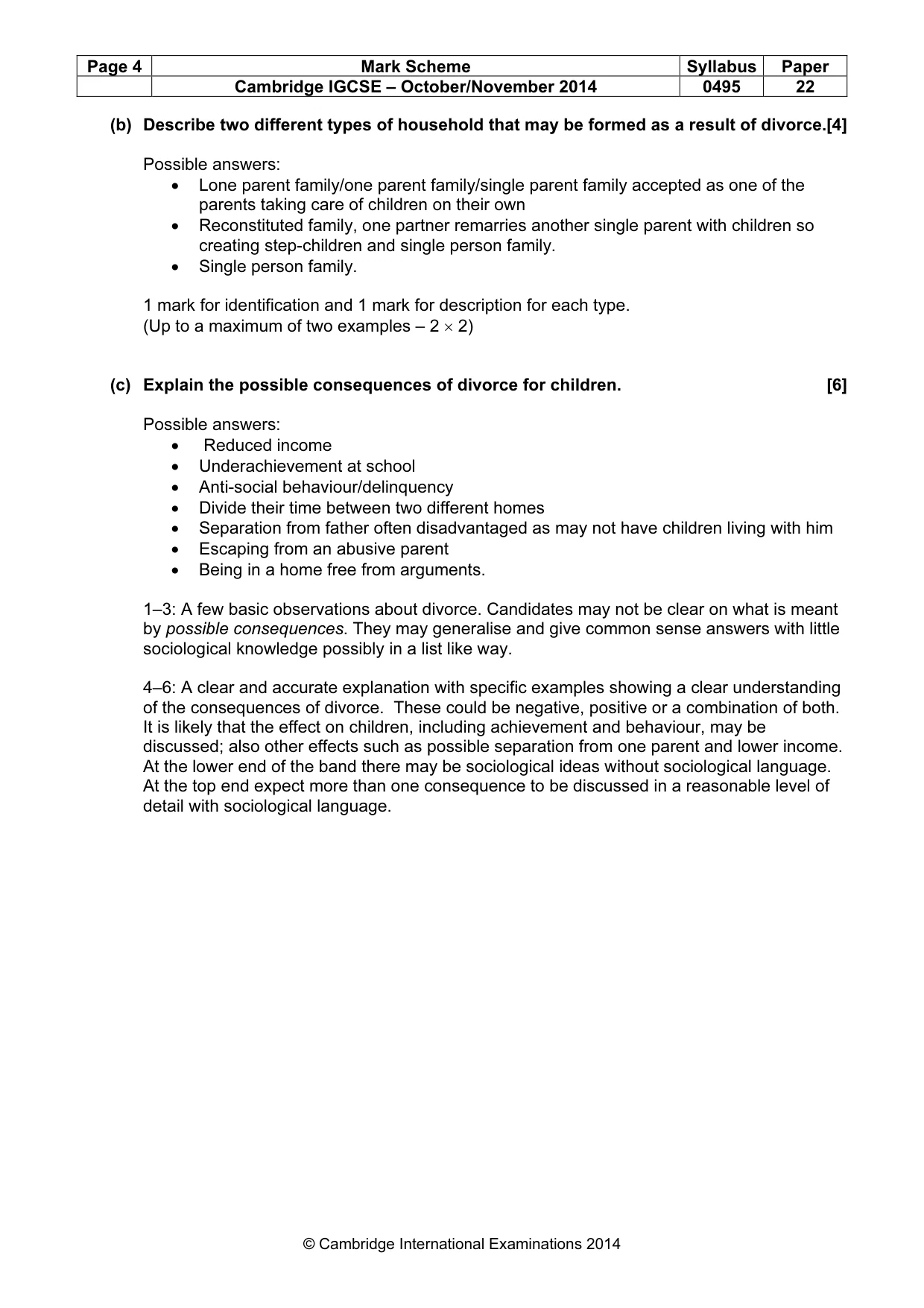 Mark scheme, page 4 of 20