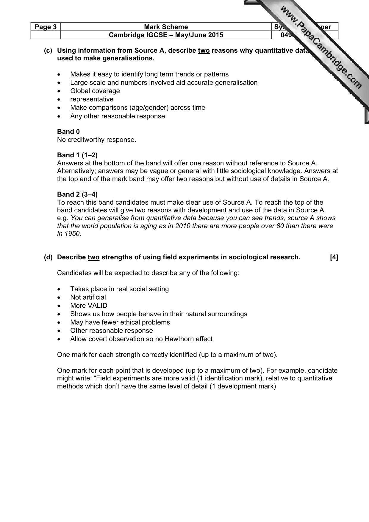 Mark scheme, page 3 of 15