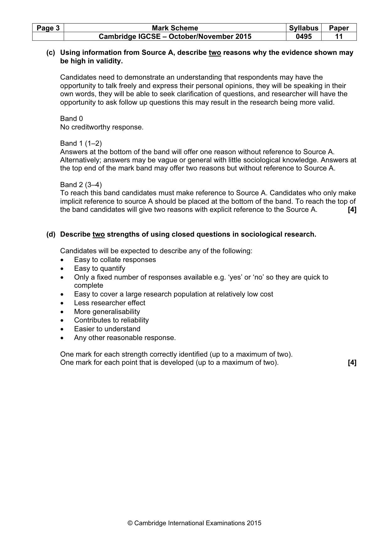 Mark scheme, page 3 of 15