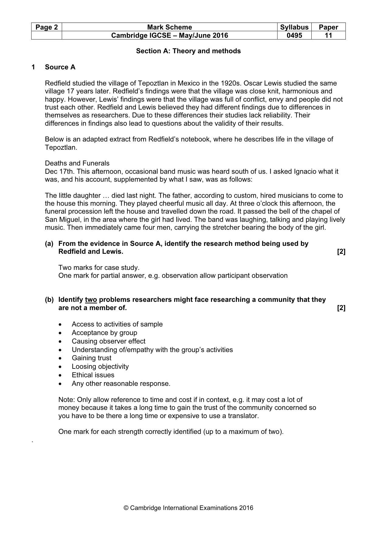 Mark scheme, page 2 of 17