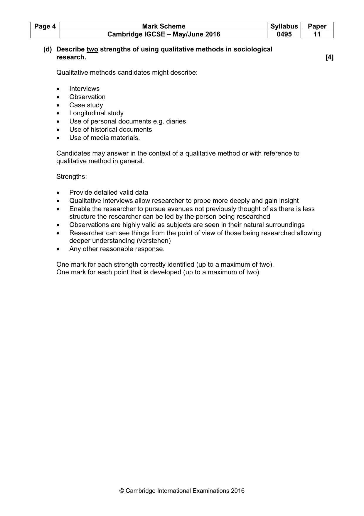 Mark scheme, page 4 of 17