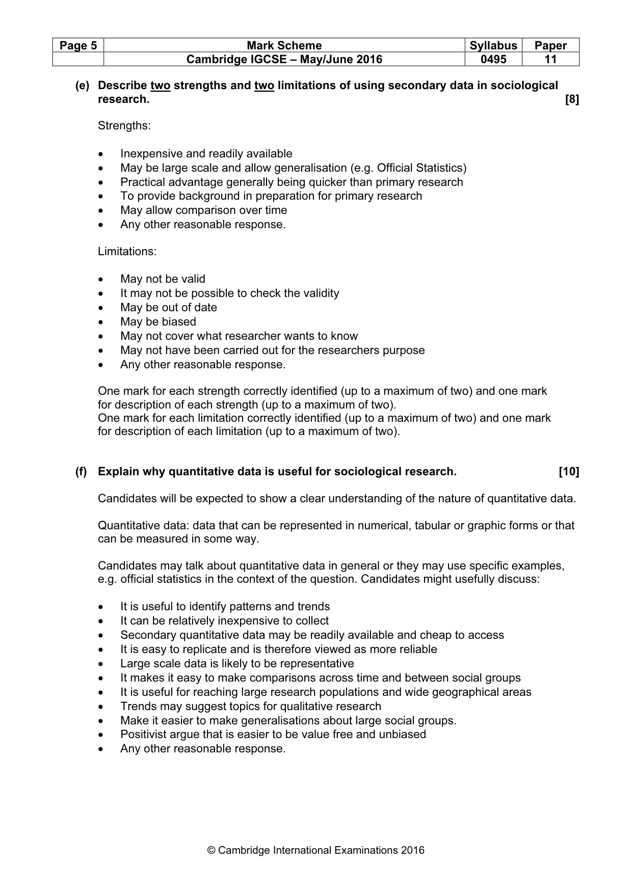 Mark scheme, page 5 of 17