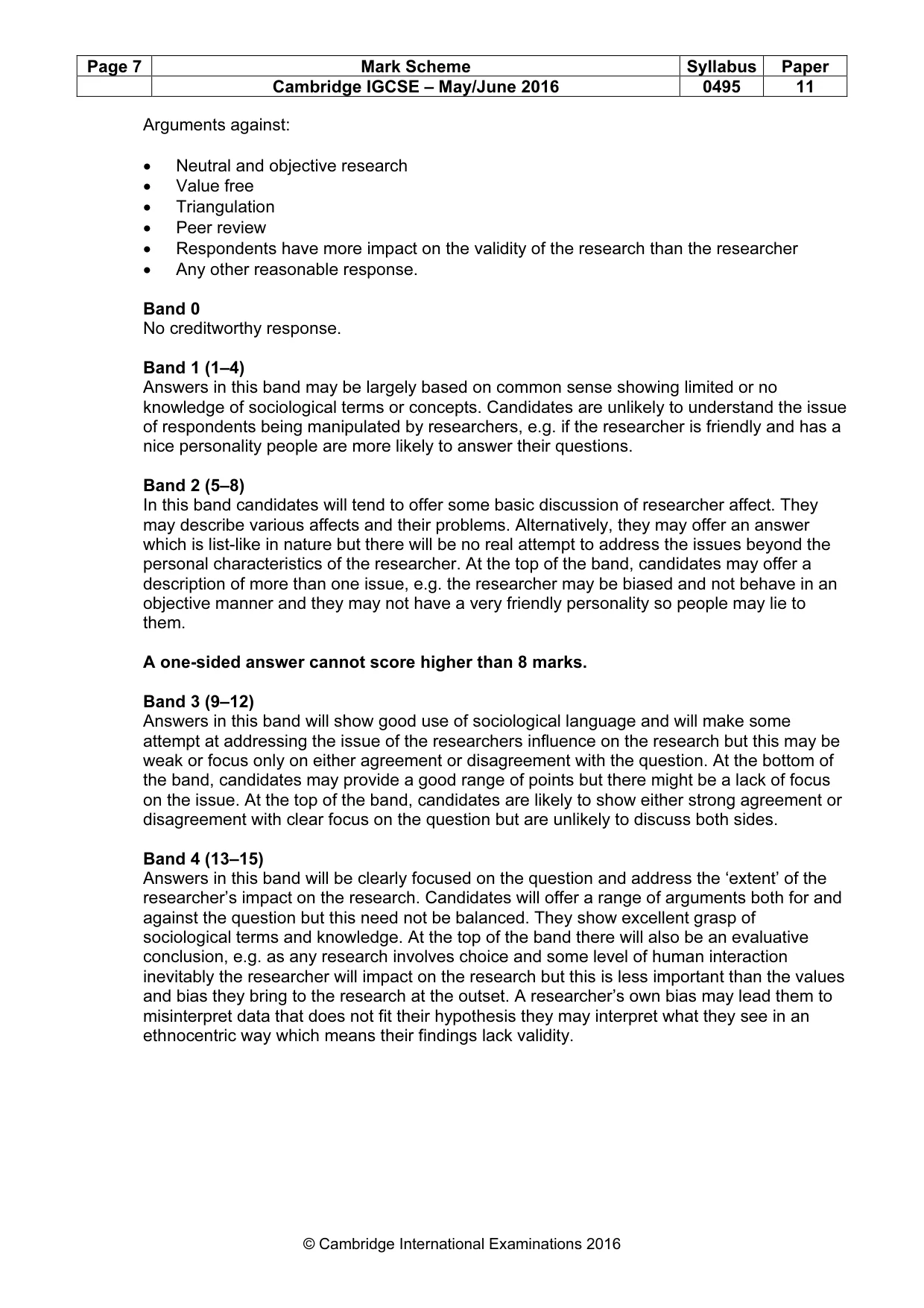 Mark scheme, page 7 of 17