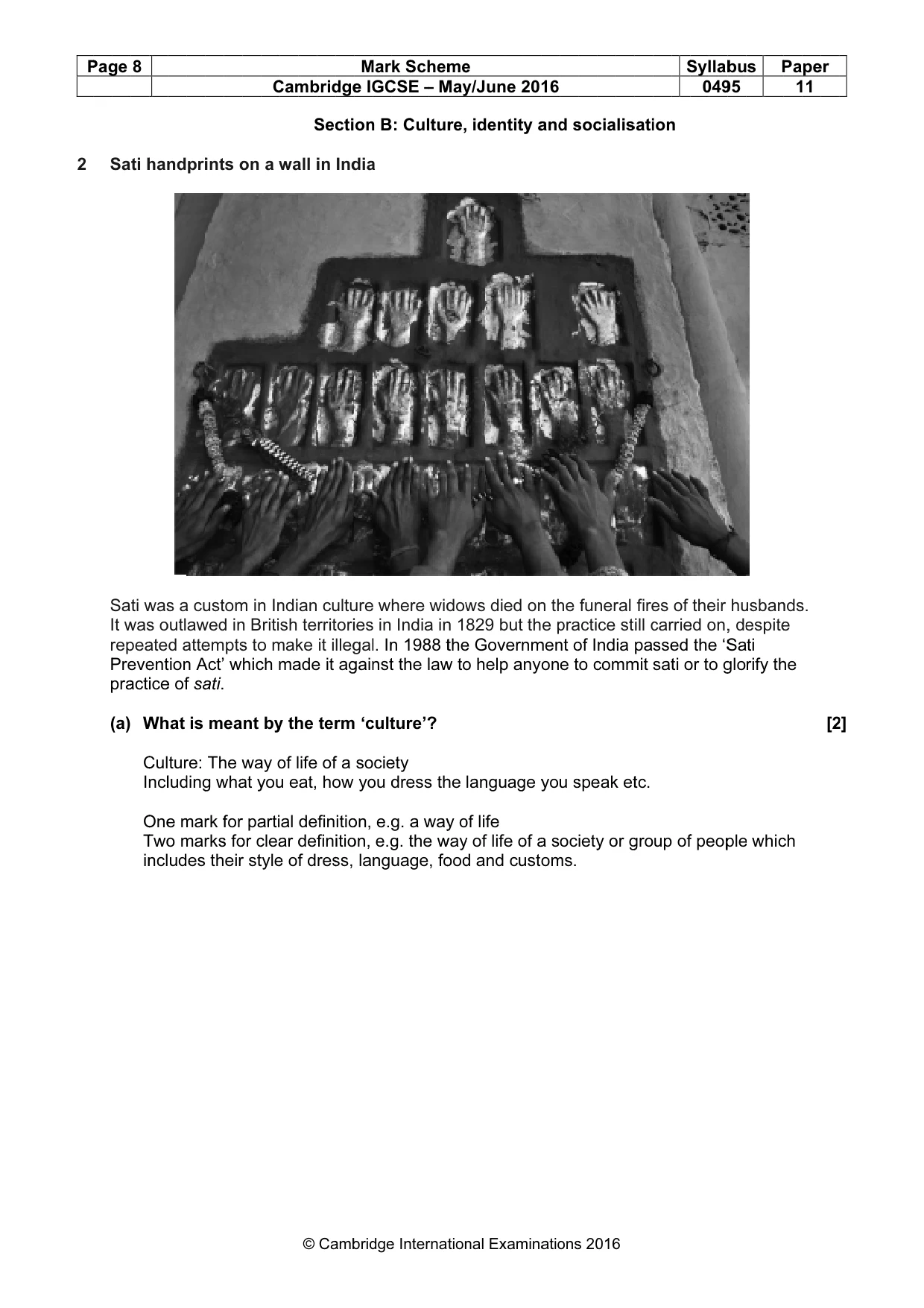 Mark scheme, page 8 of 17