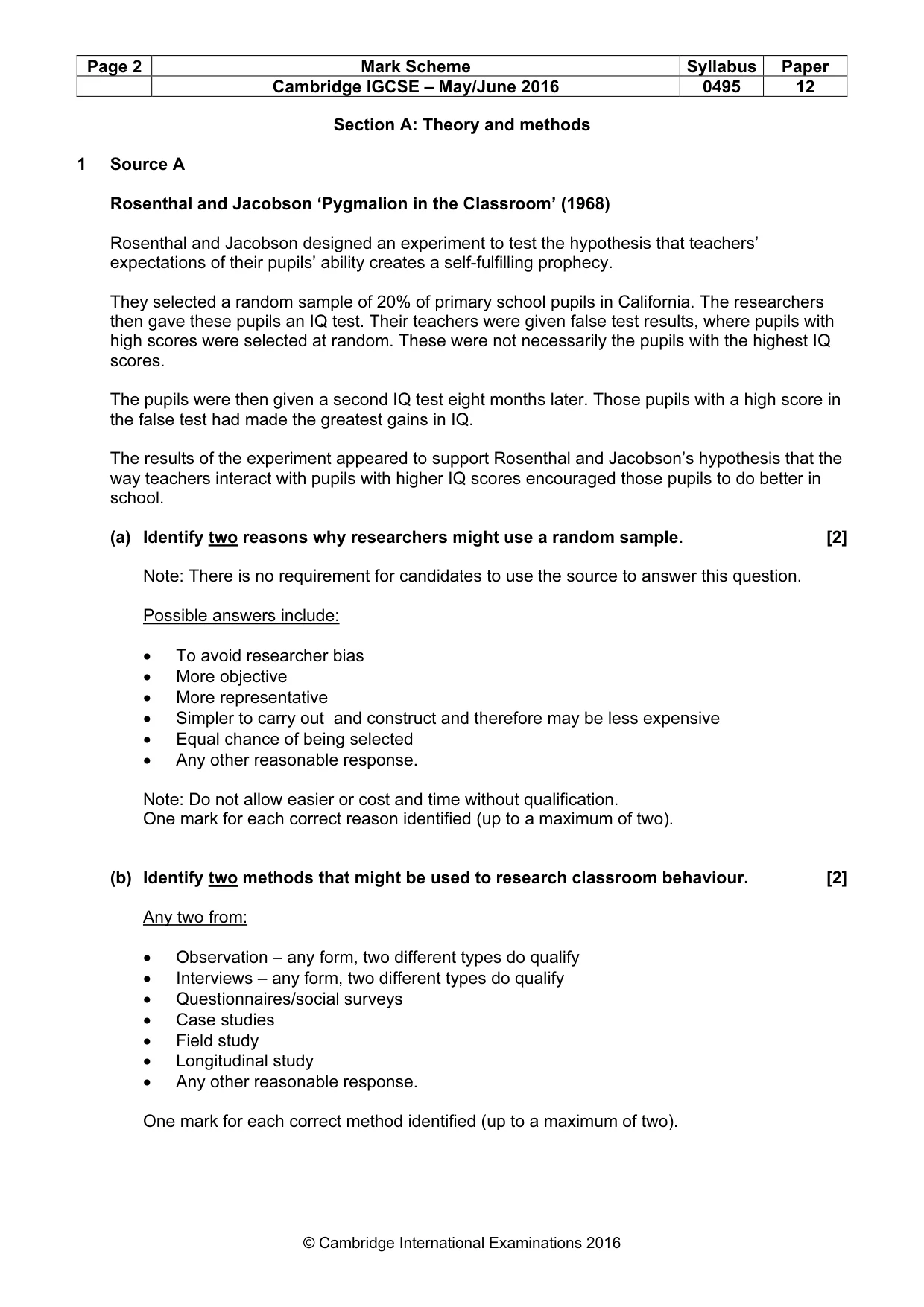 Mark scheme, page 2 of 17