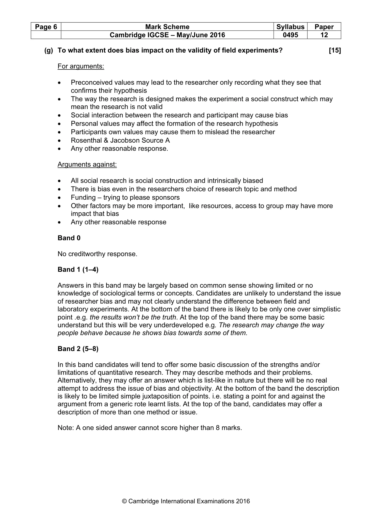 Mark scheme, page 6 of 17