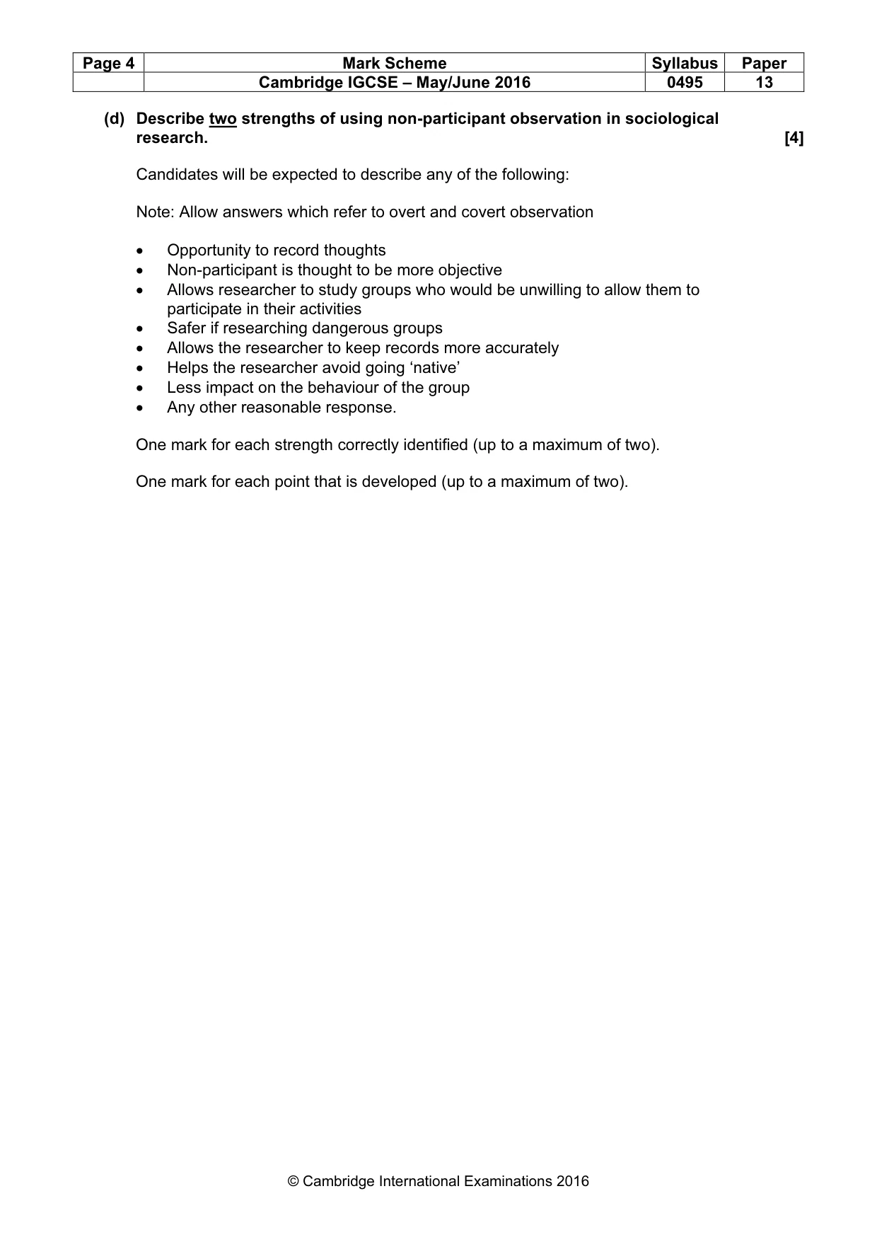 Mark scheme, page 4 of 18