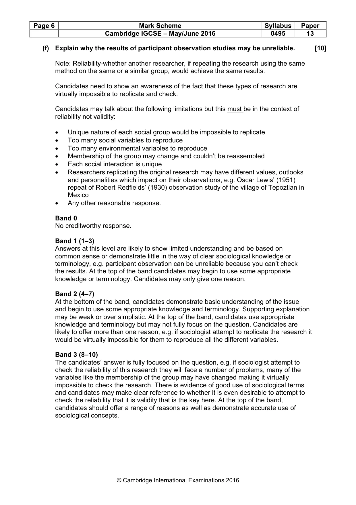 Mark scheme, page 6 of 18